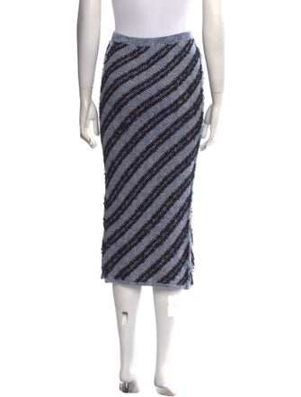 Altuzarra Striped Midi Length Skirt