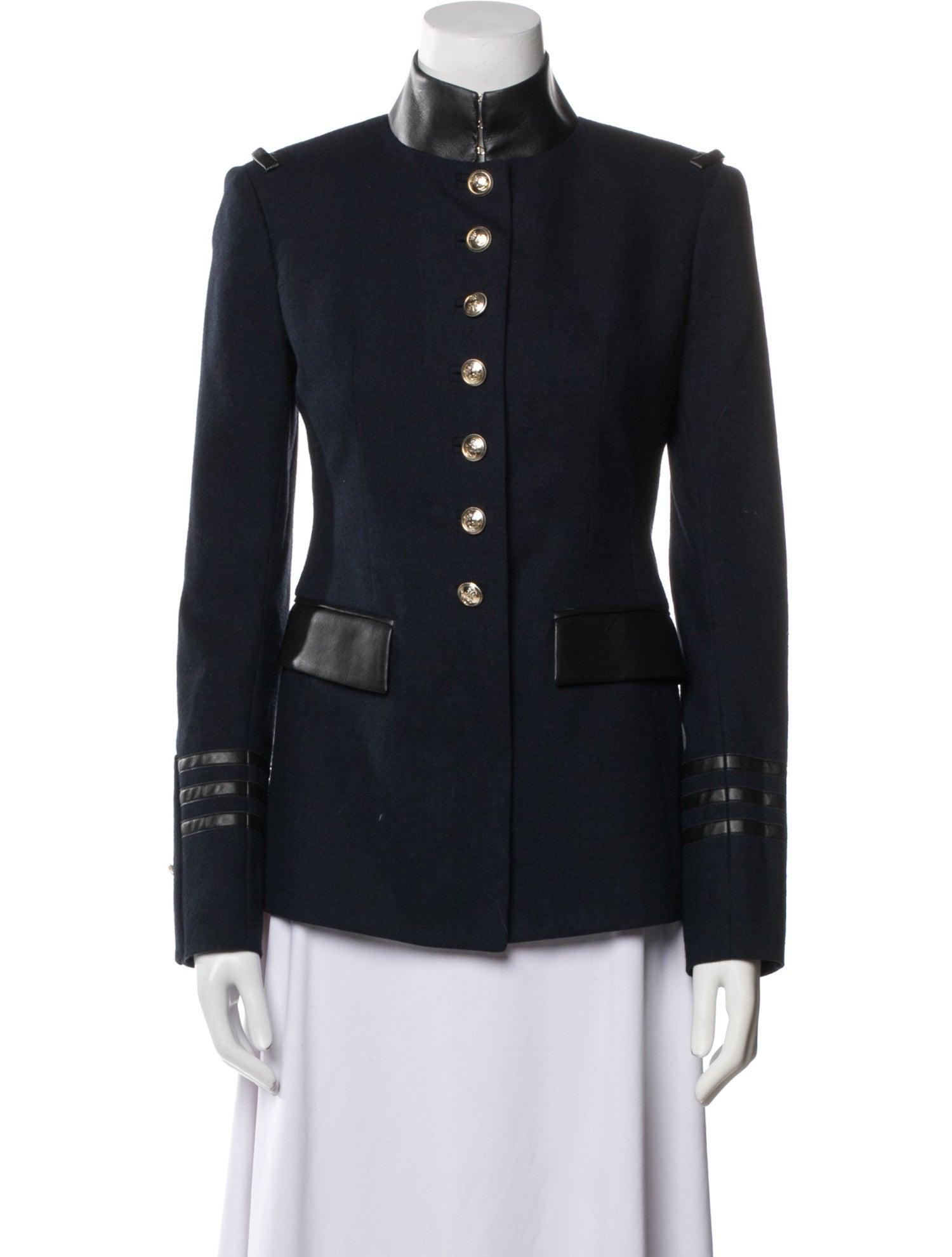 Altuzarra Faux Leather Evening Jacket