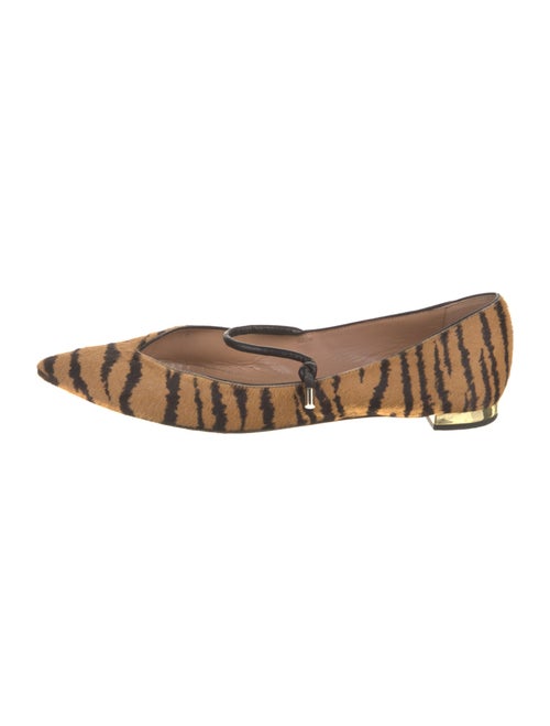 Altuzarra Ponyhair Animal Print Ballet Flats