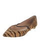 Altuzarra Ponyhair Animal Print Ballet Flats