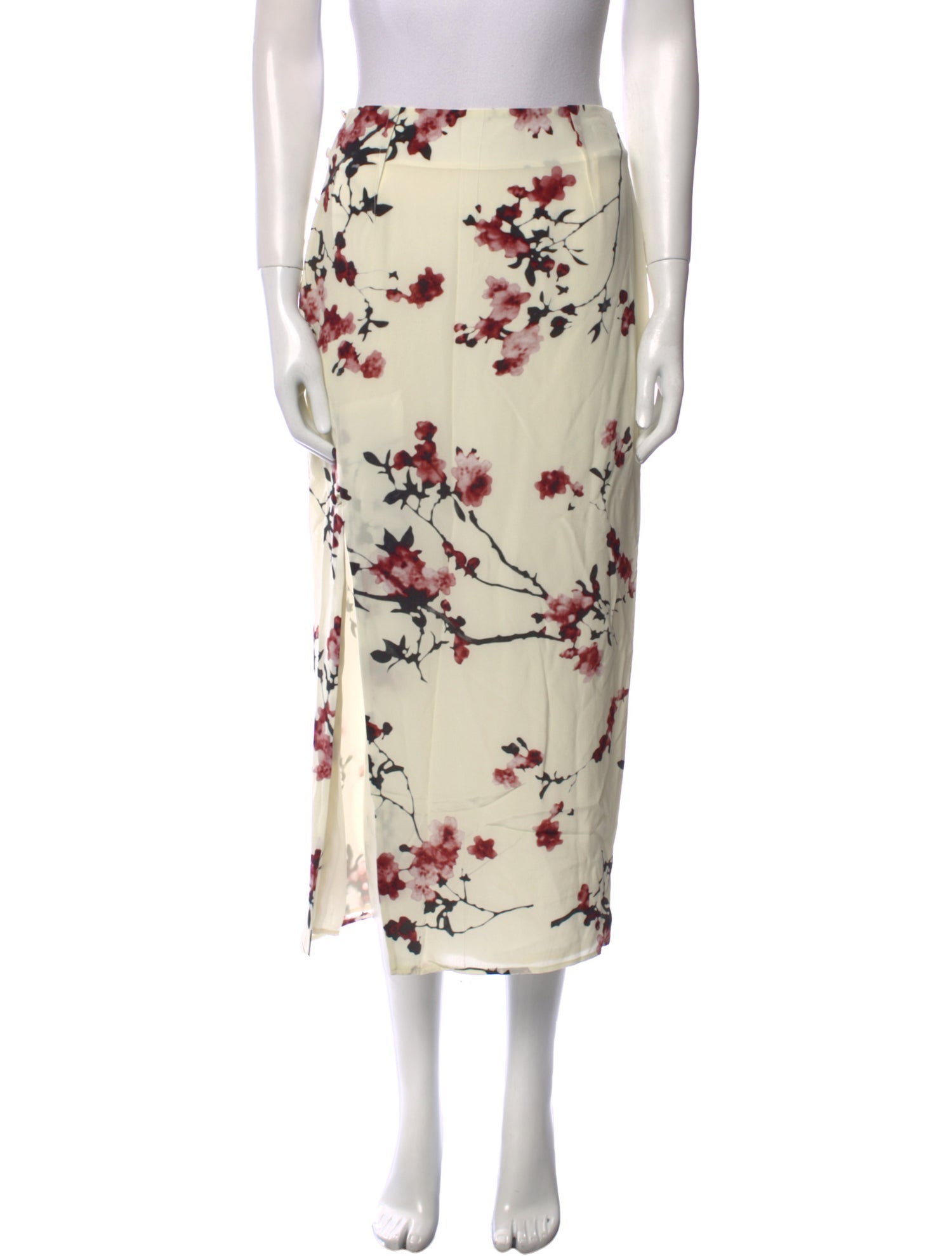 Altuzarra Floral Print Midi Length Skirt