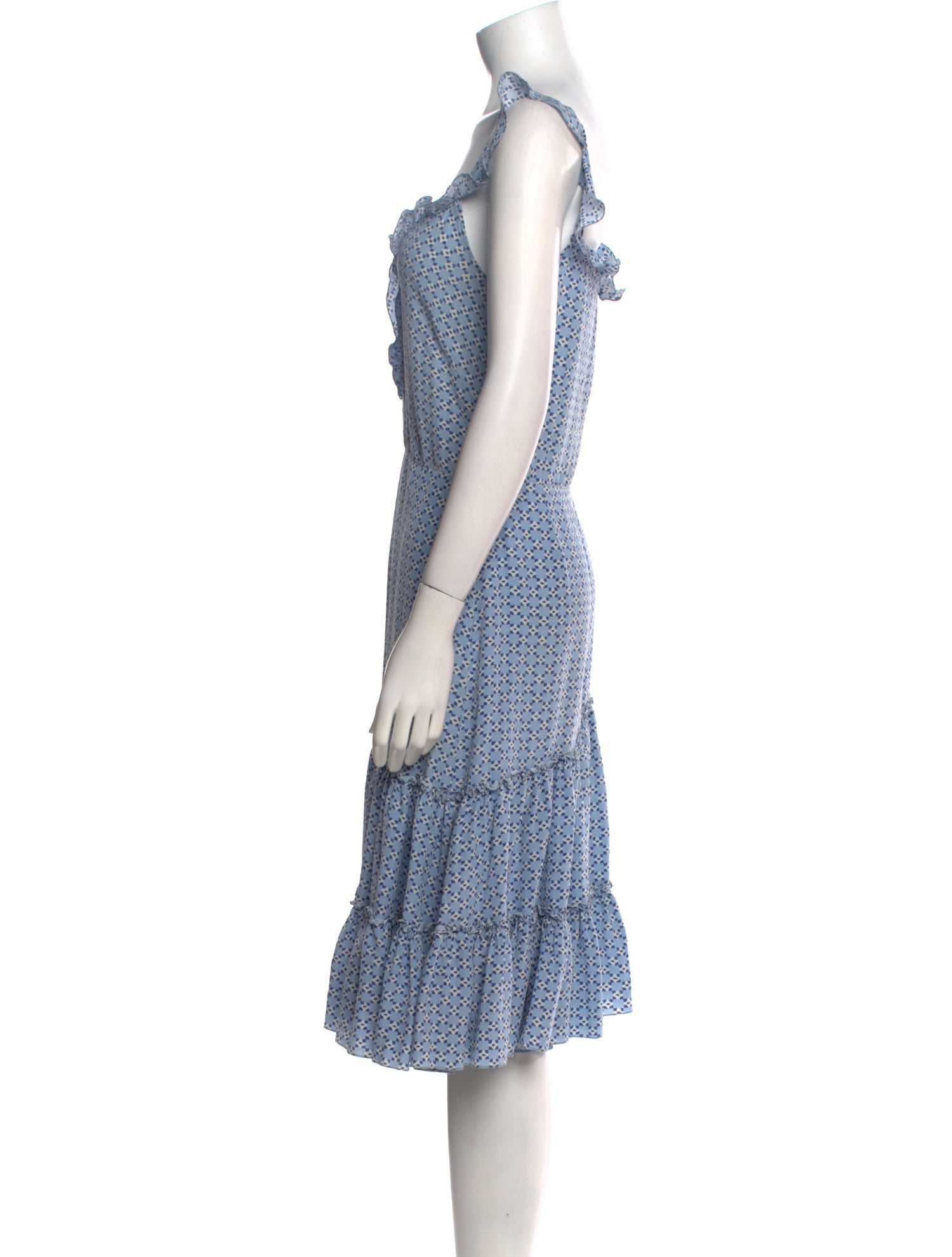 Altuzarra Silk Midi Length Dress