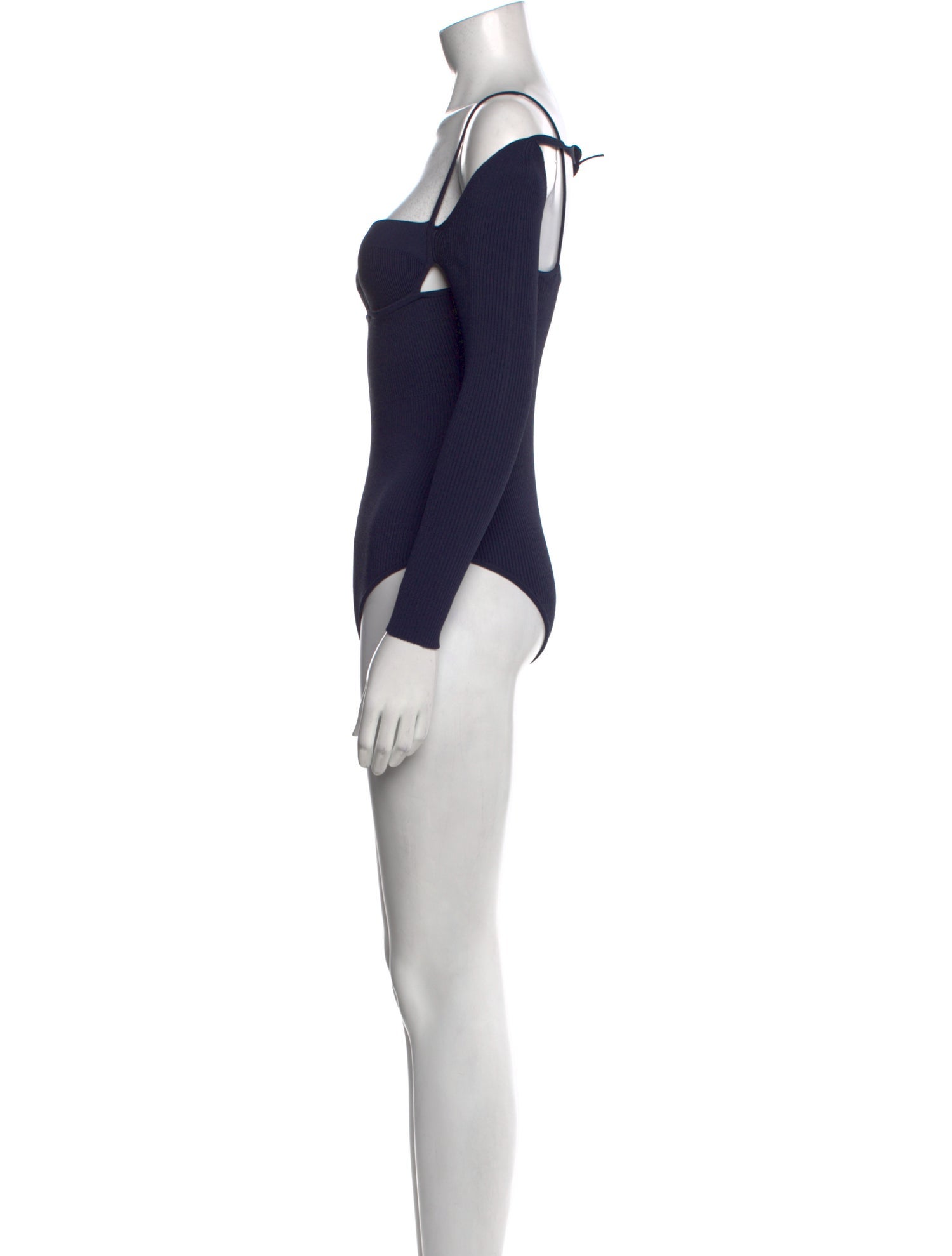 Altuzarra Square Neckline Long Sleeve Bodysuit w/ Tags