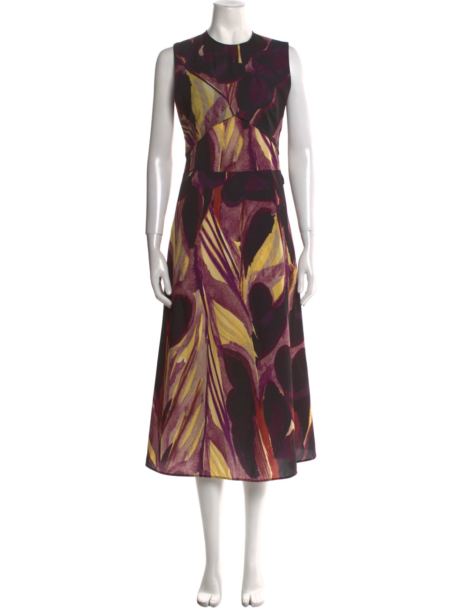 Altuzarra Printed Midi Length Dress