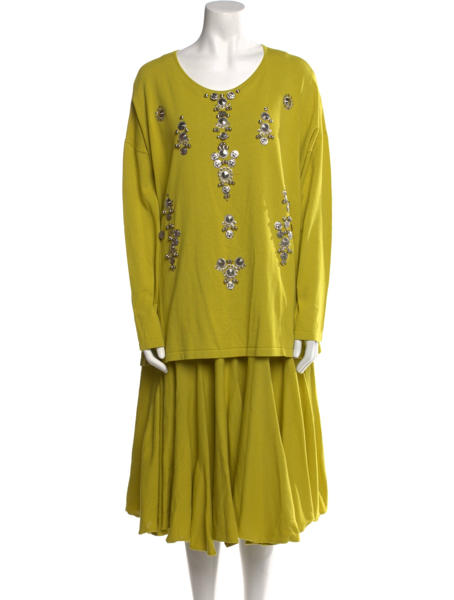 Altuzarra Scoop Neck Midi Length Dress