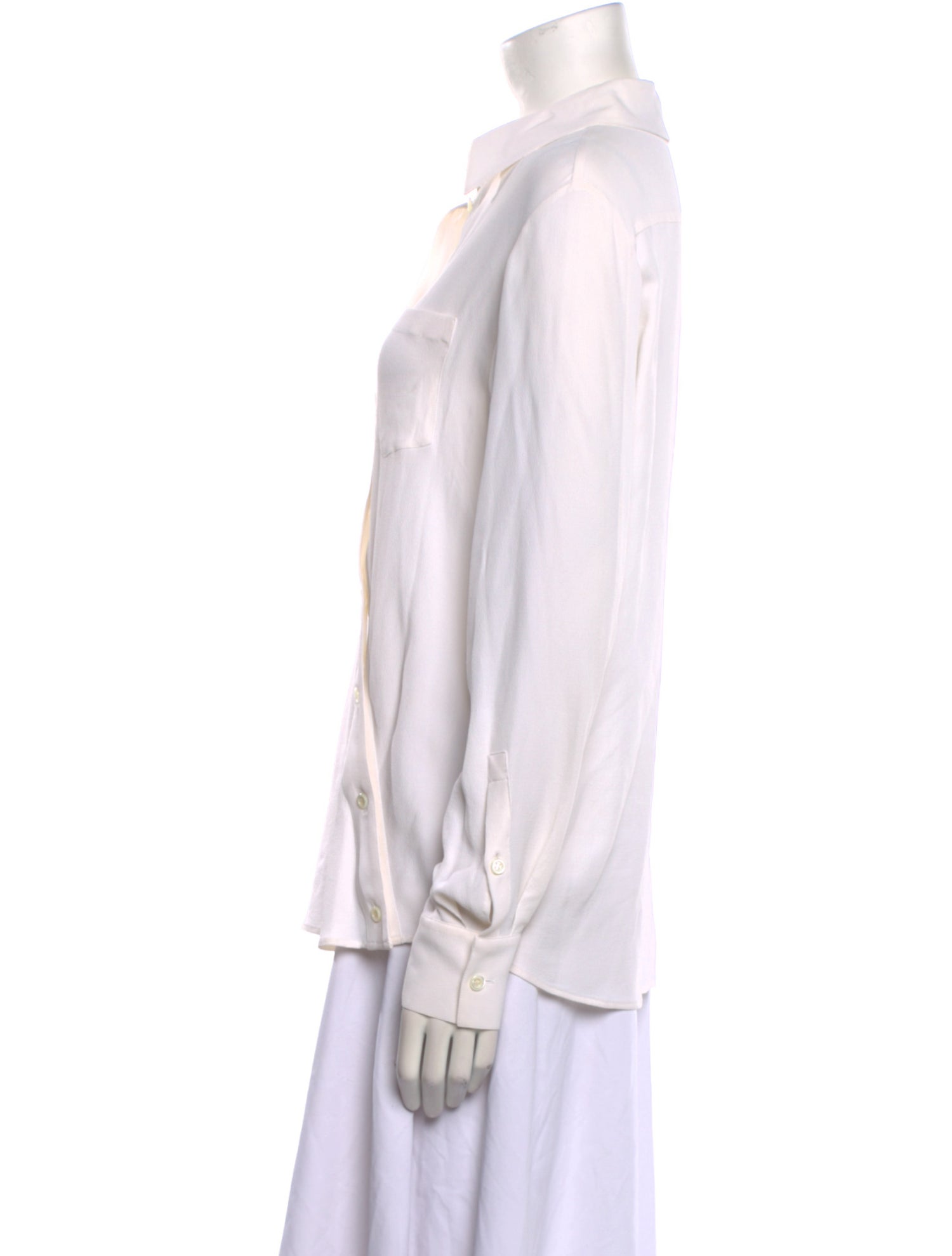 Altuzarra Long Sleeve Button-Up Top