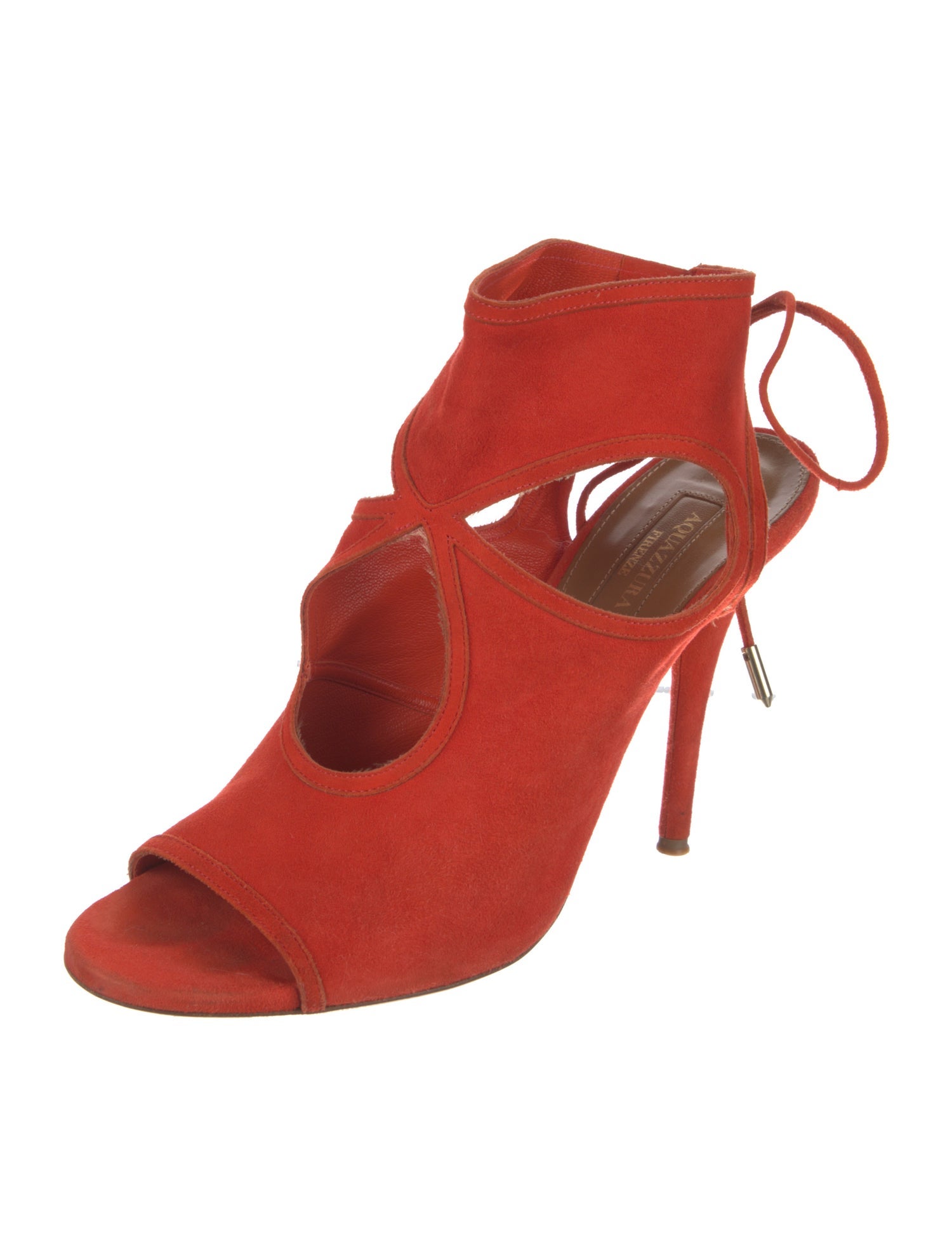 Altuzarra Suede Cutout Accent Slingback Sandals