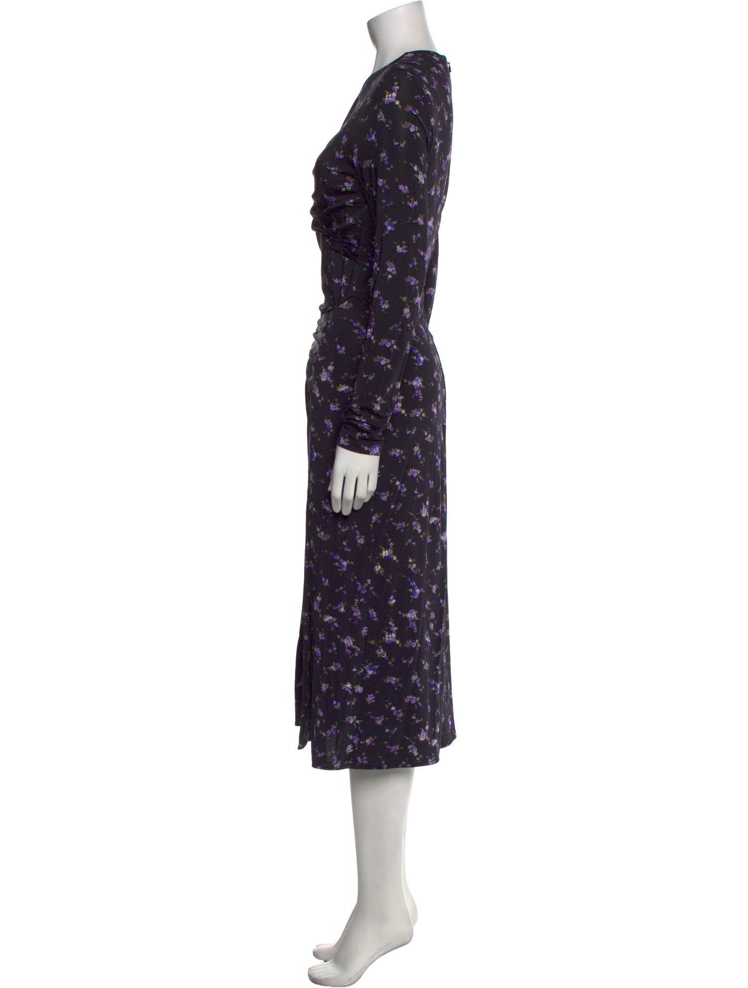 Altuzarra Floral Print Midi Length Dress