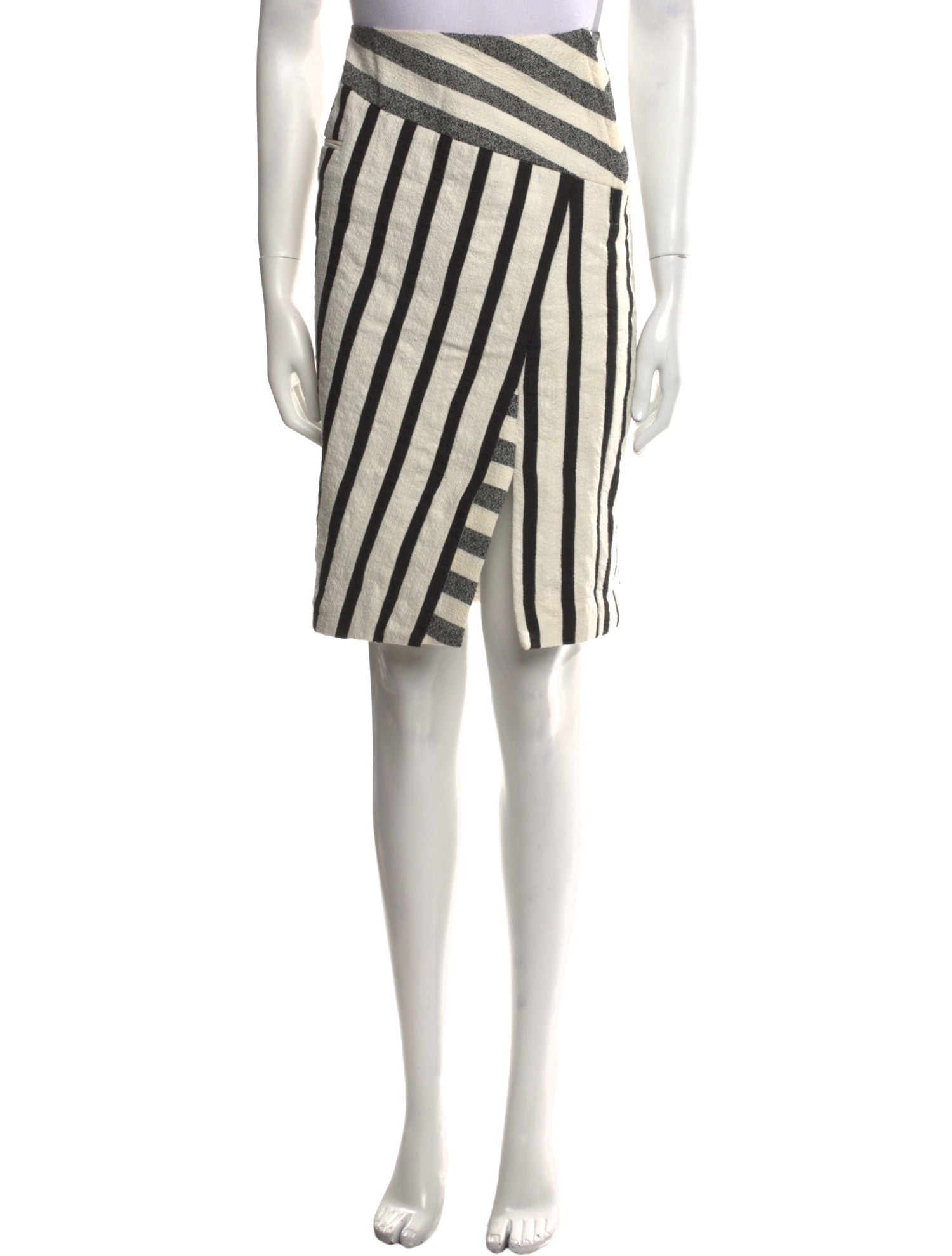 Altuzarra Striped Knee-Length Skirt