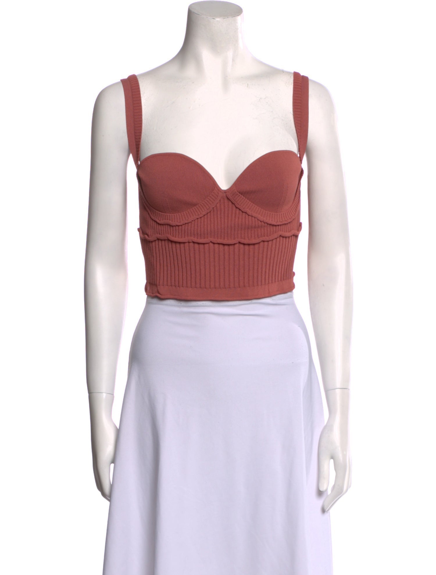 Altuzarra Square Neckline Sleeveless Crop Top w/ Tags