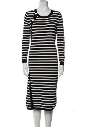 Altuzarra Striped Midi Length Dress