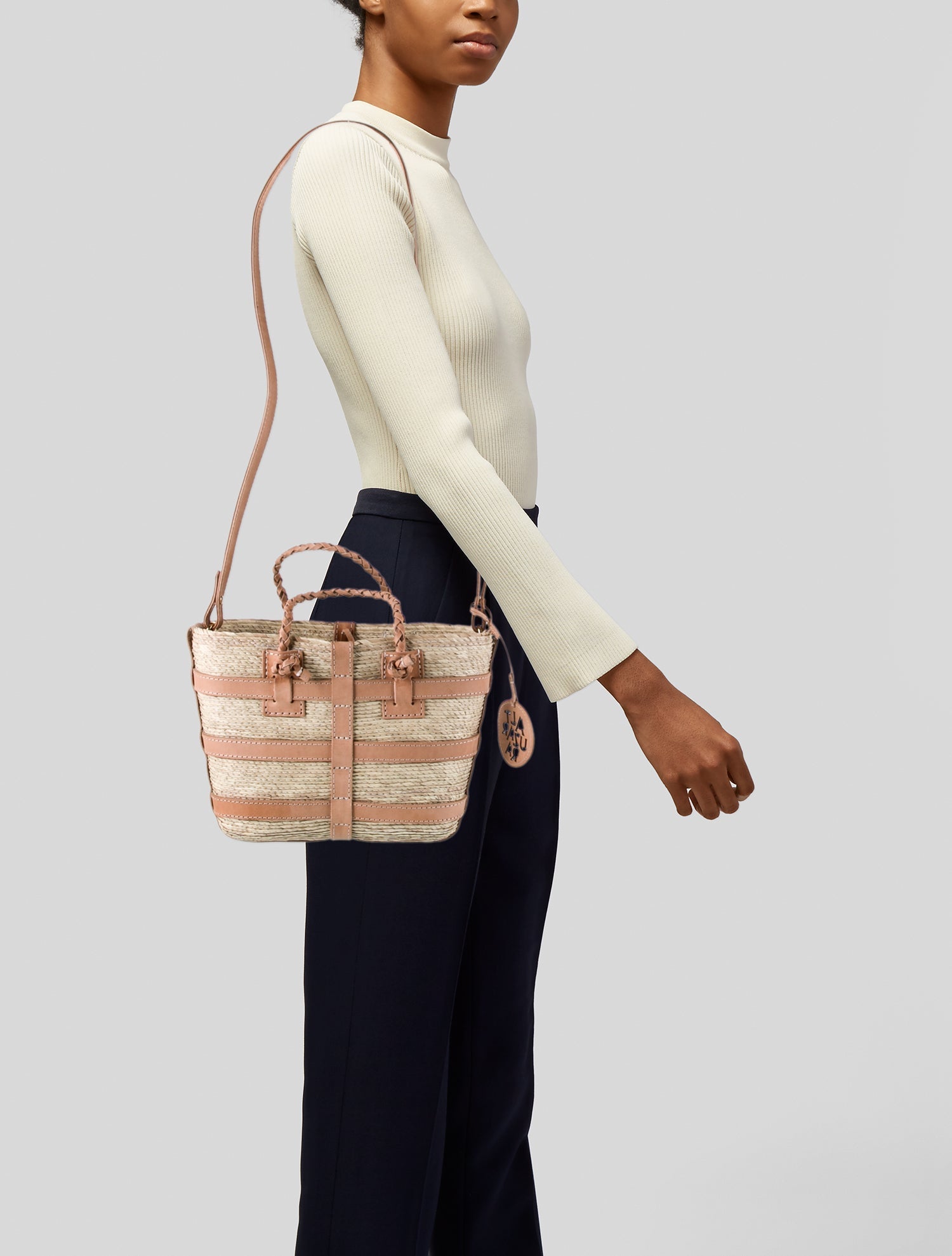 Altuzarra Straw Top Handle Bag