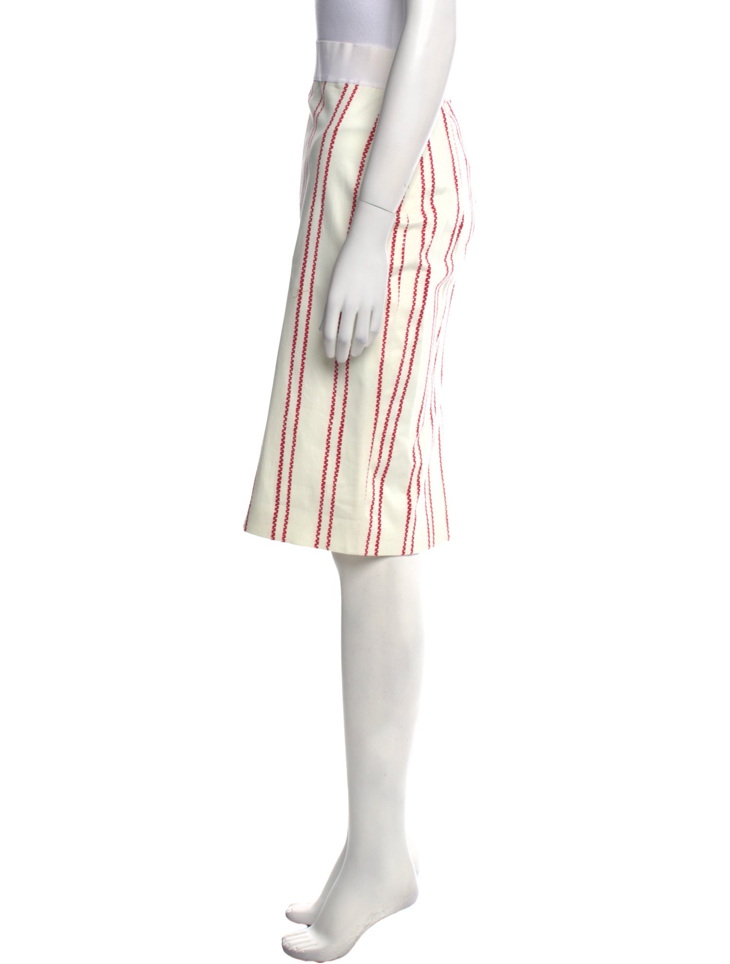 Altuzarra Striped Knee-Length Skirt