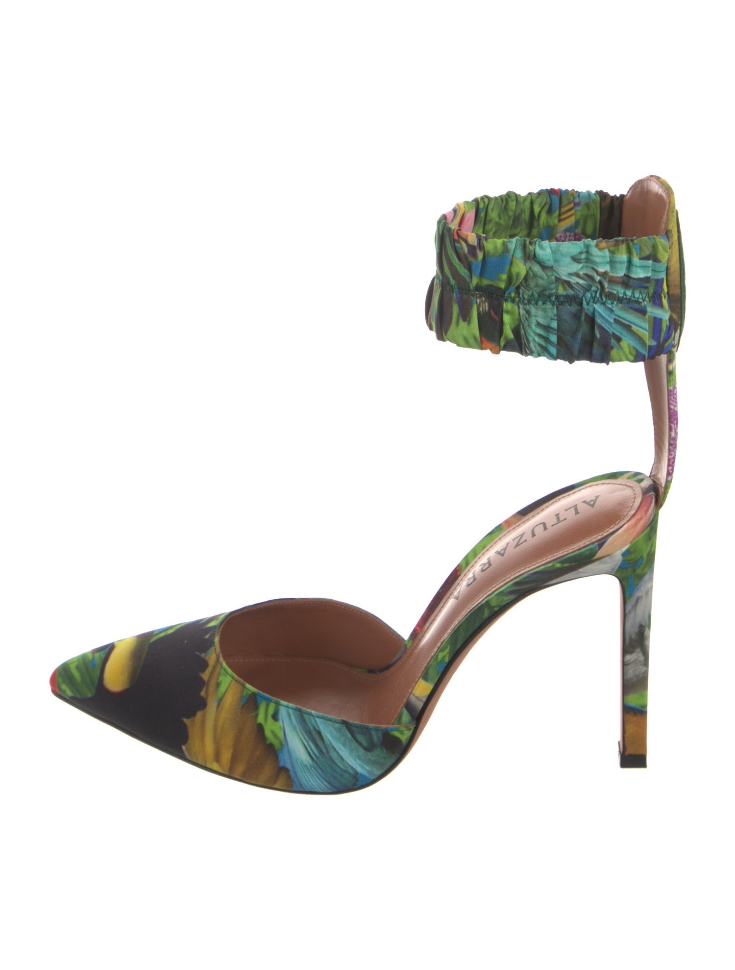 Altuzarra Floral Print D'Orsay Pumps