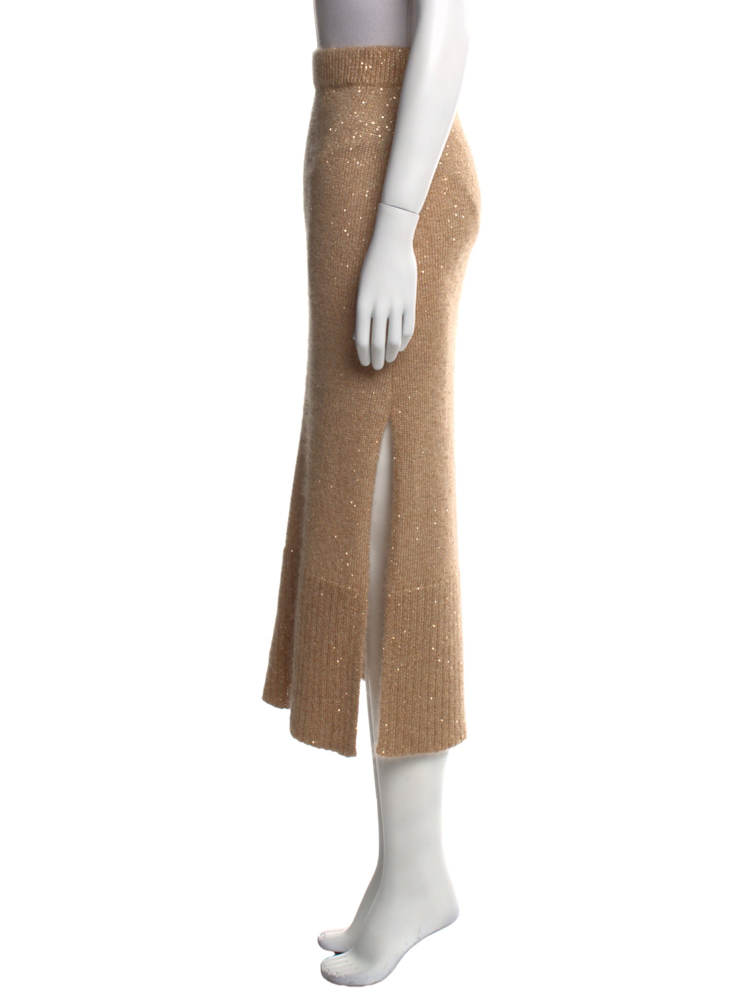Altuzarra Glitter Accents Midi Length Skirt