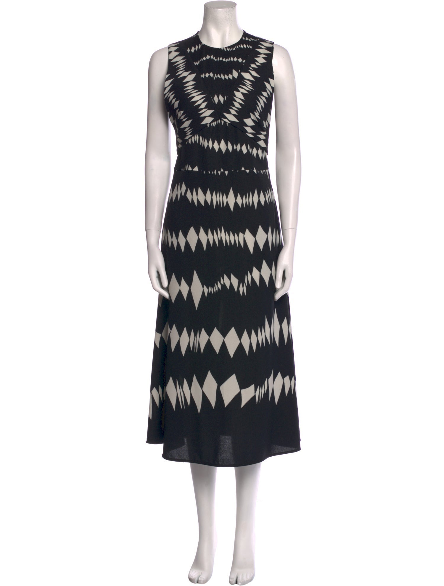 Altuzarra Tie-Dye Print Midi Length Dress