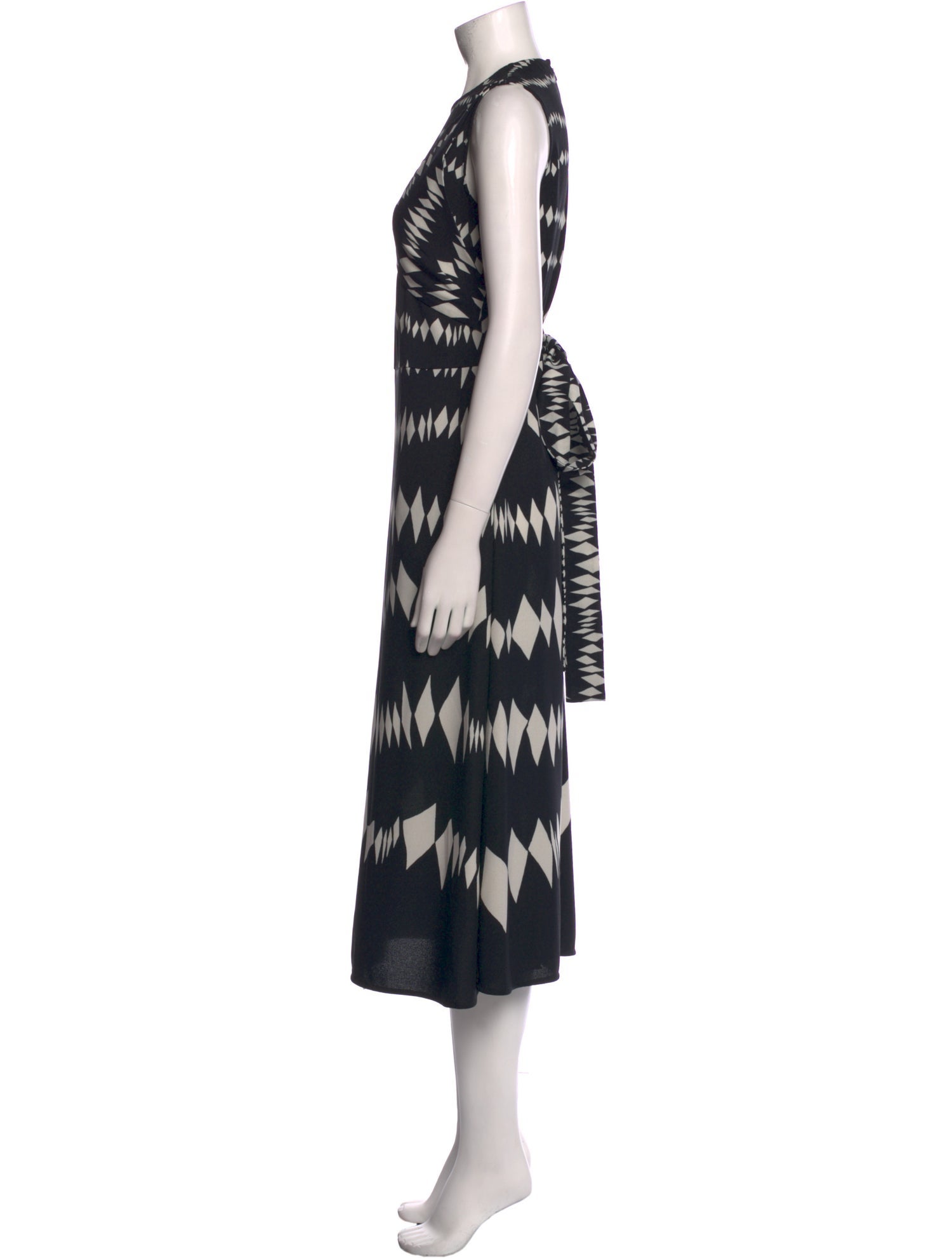 Altuzarra Tie-Dye Print Midi Length Dress