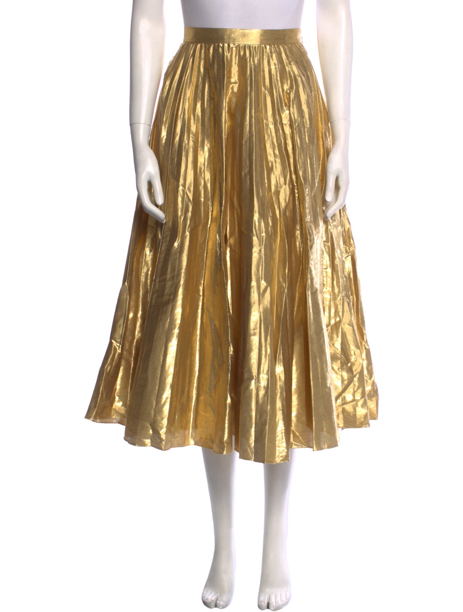 Altuzarra Linen Midi Length Skirt