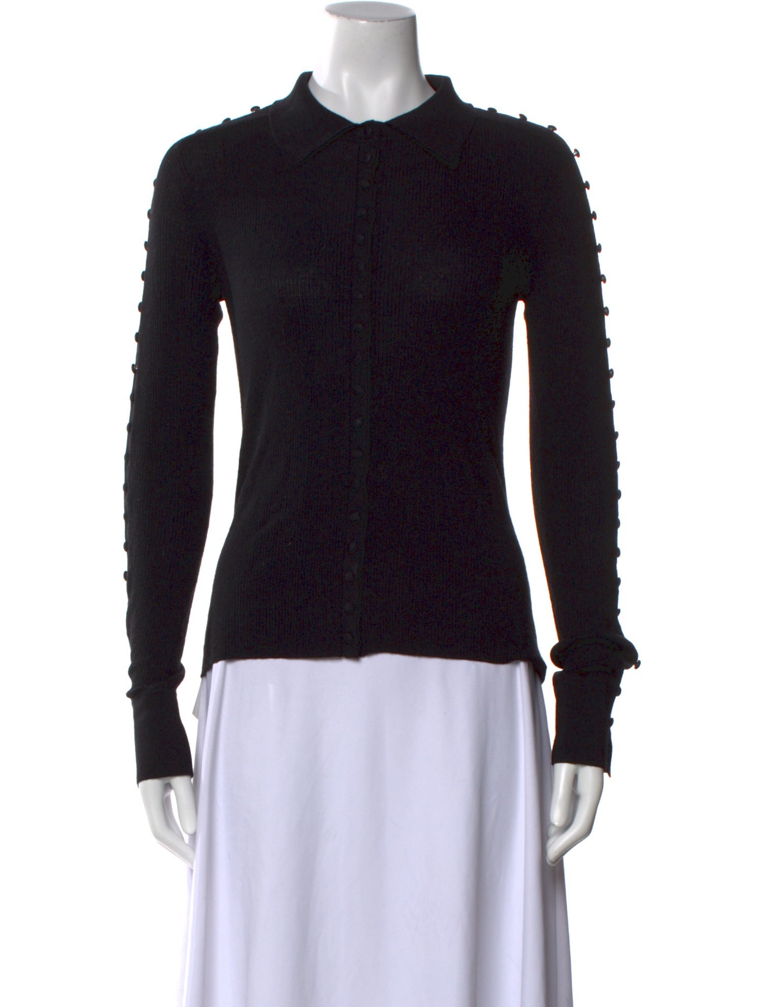 Altuzarra Merino Wool Mock Neck Top