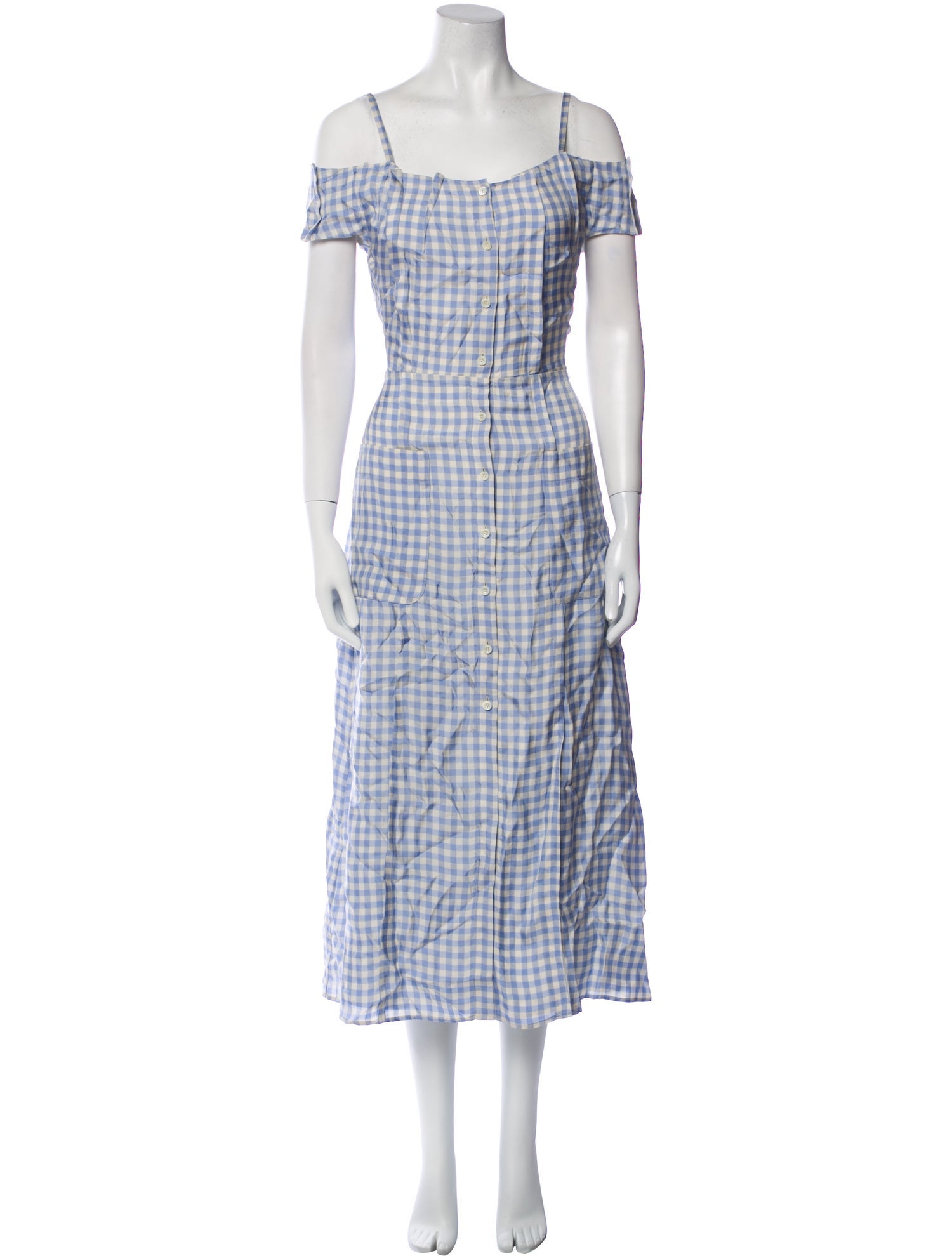 Altuzarra Plaid Print Long Dress