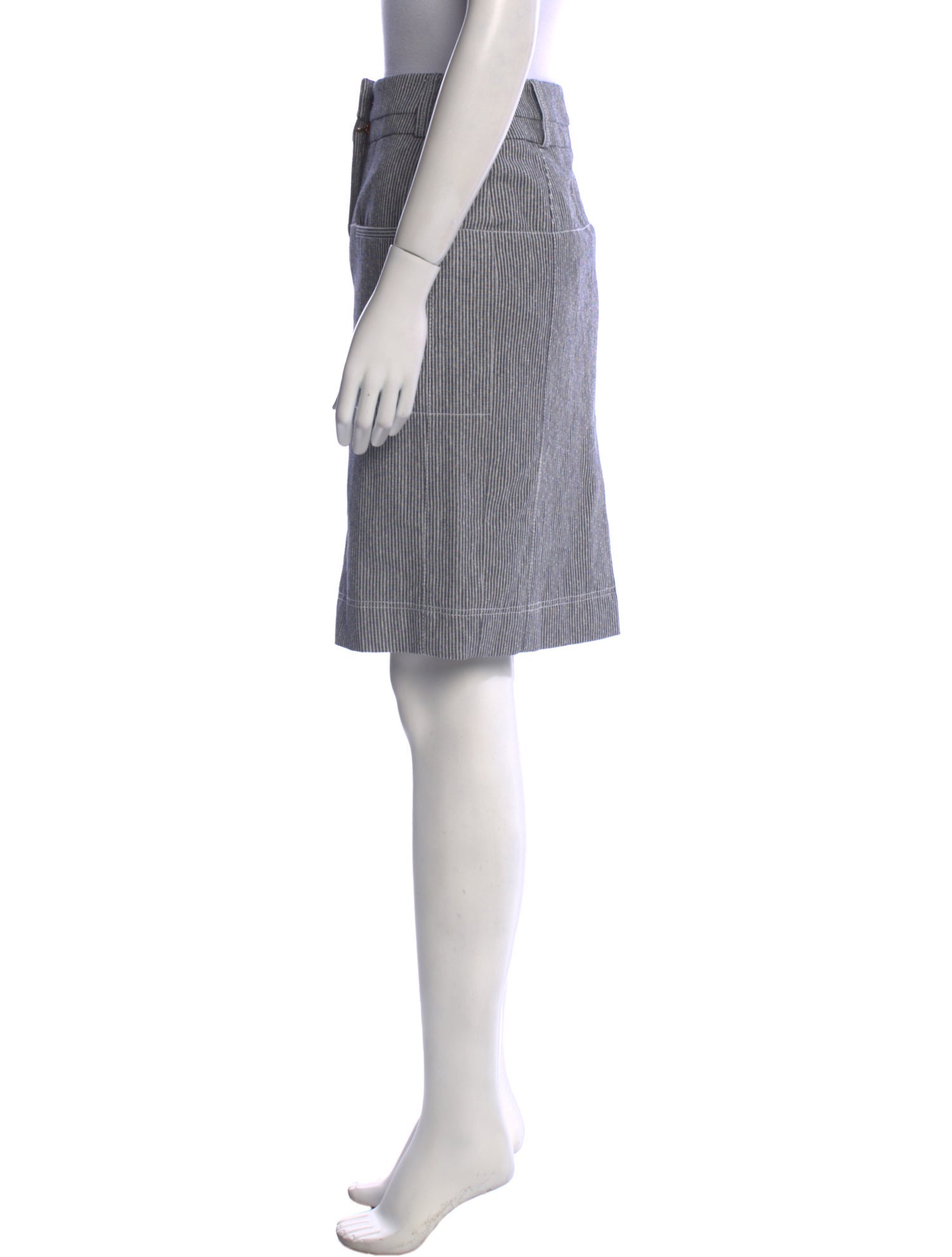 Altuzarra Striped Knee-Length Skirt w/ Tags