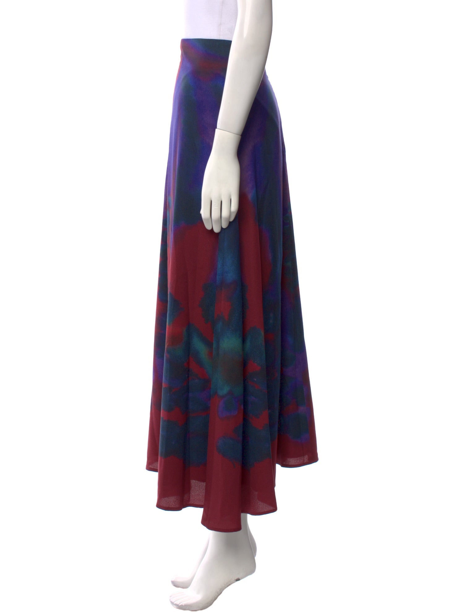 Altuzarra Tie-Dye Print Midi Length Skirt