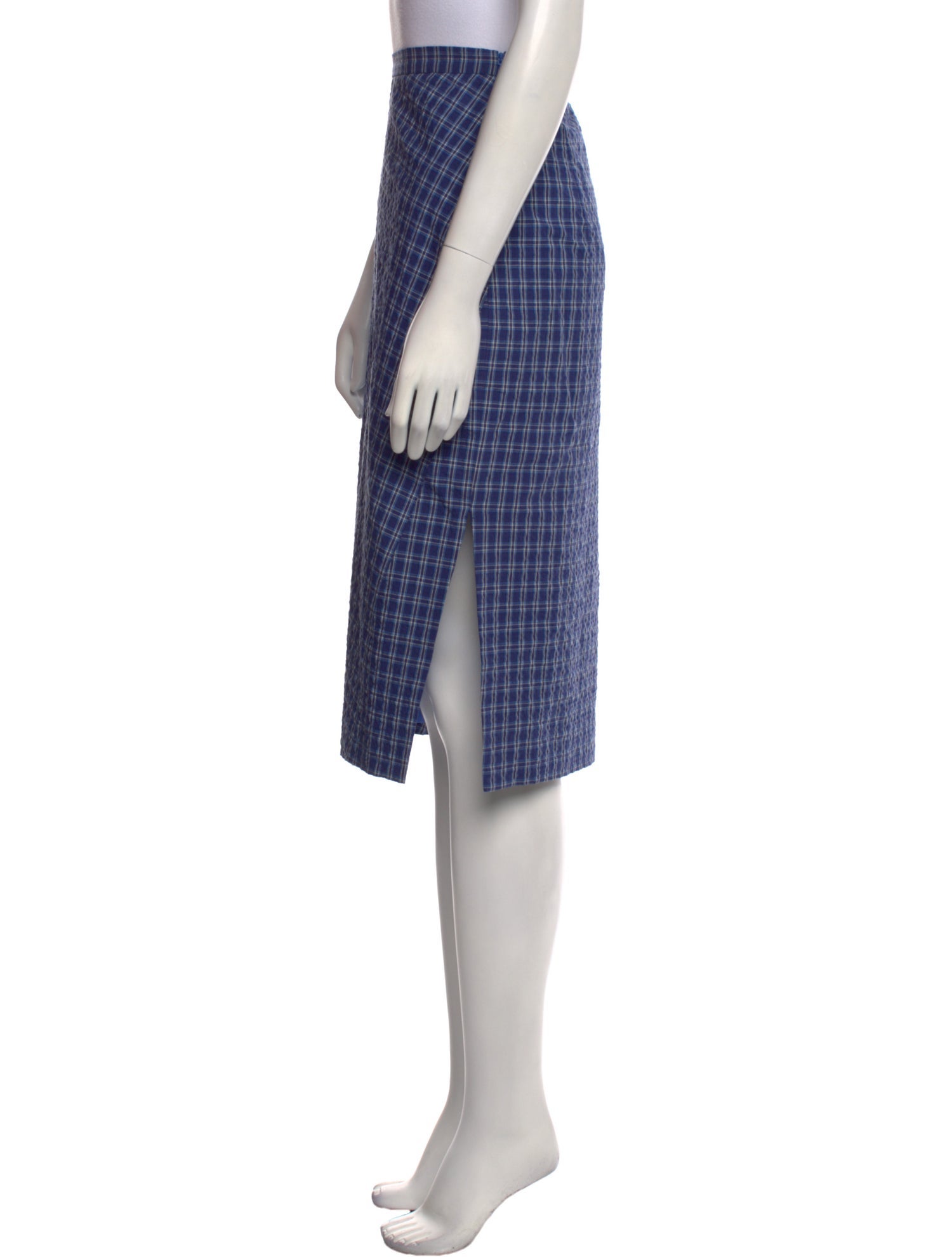 Altuzarra Plaid Print Knee-Length Skirt