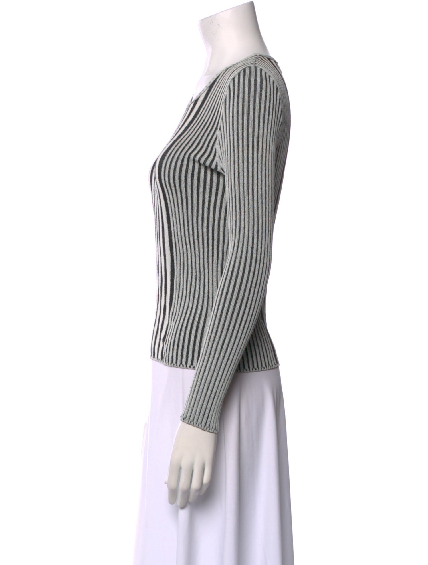 Altuzarra Striped Scoop Neck Top