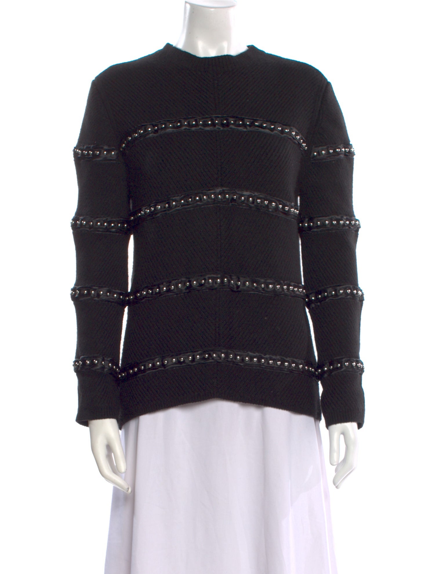Altuzarra Striped Crew Neck Sweater
