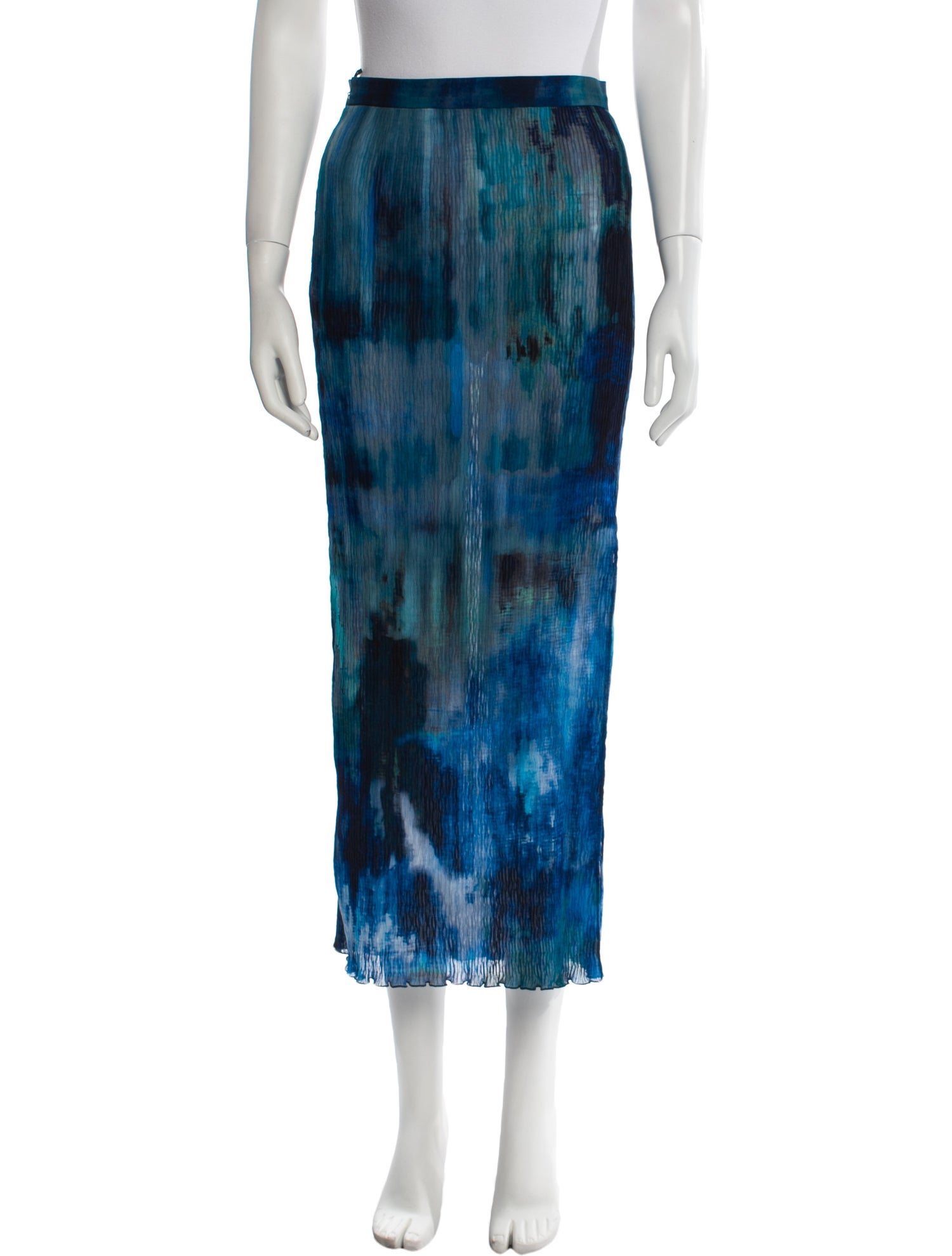 Altuzarra Tie-Dye Print Midi Length Skirt