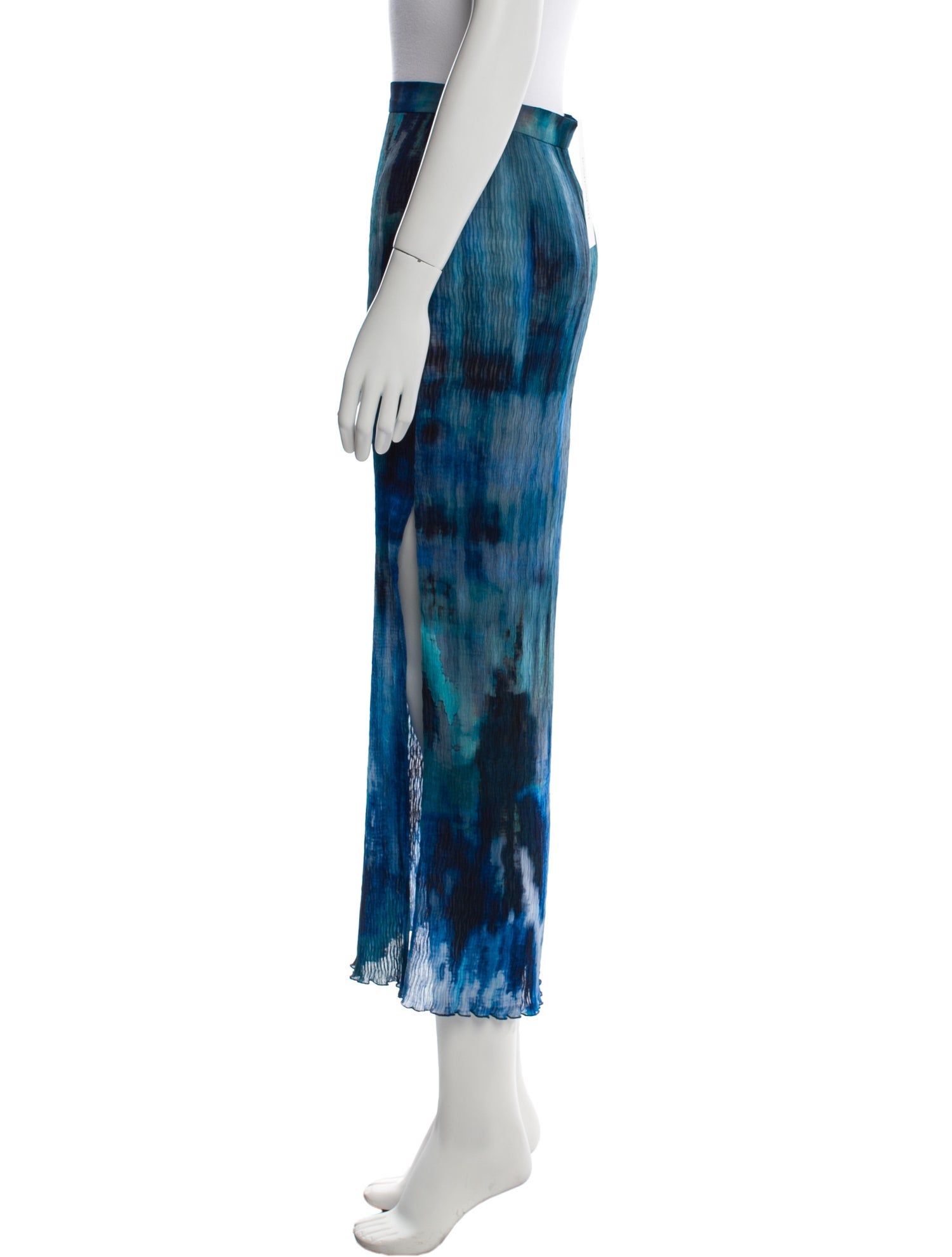 Altuzarra Tie-Dye Print Midi Length Skirt