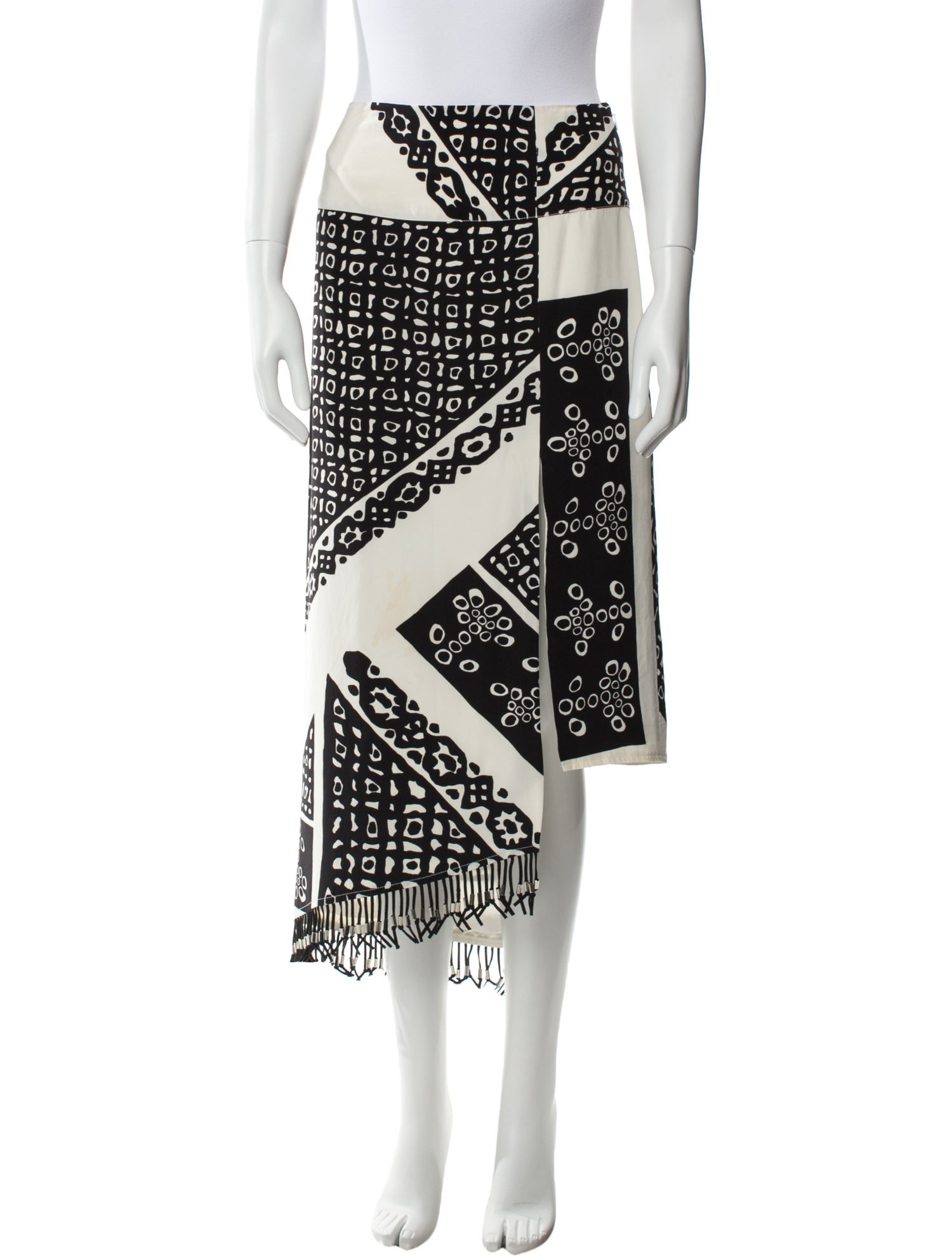 Altuzarra Printed Midi Length Skirt