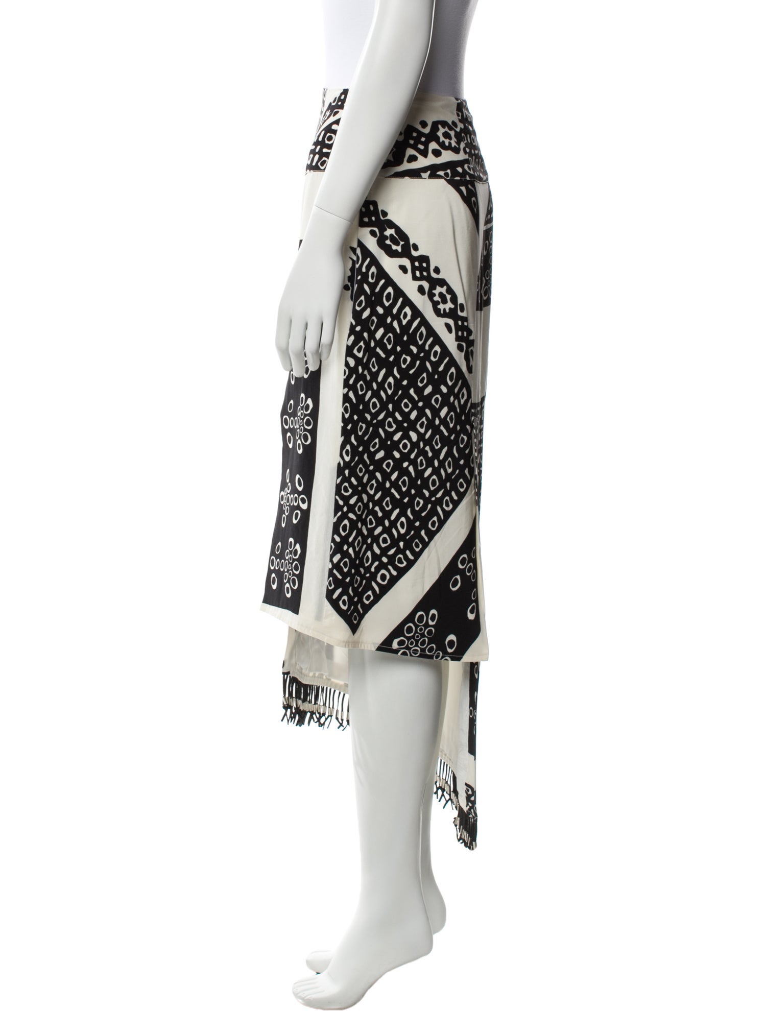Altuzarra Printed Midi Length Skirt