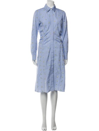 Altuzarra Floral Print Midi Length Dress