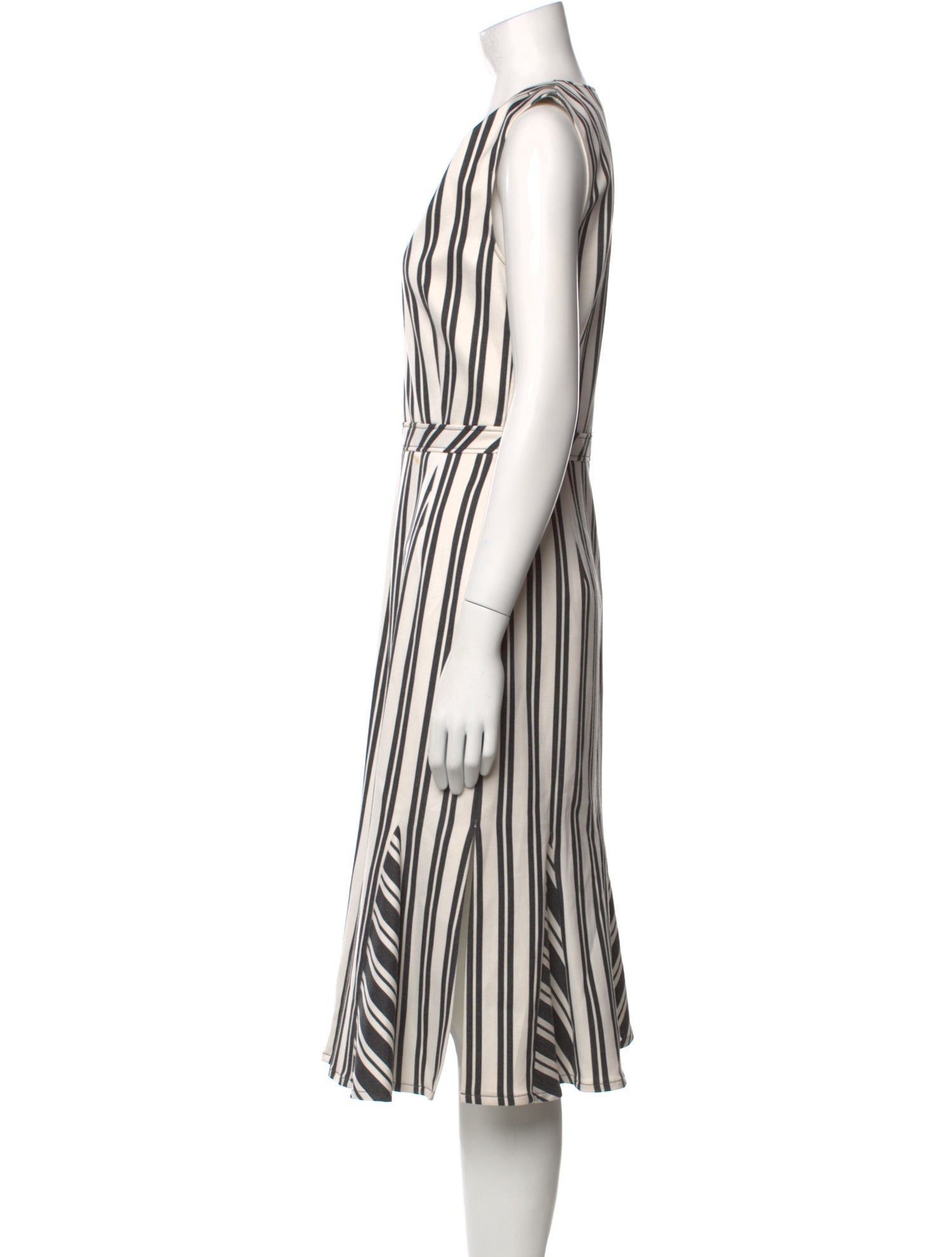 Altuzarra Striped Midi Length Dress