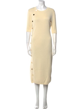Altuzarra Crew Neck Midi Length Dress