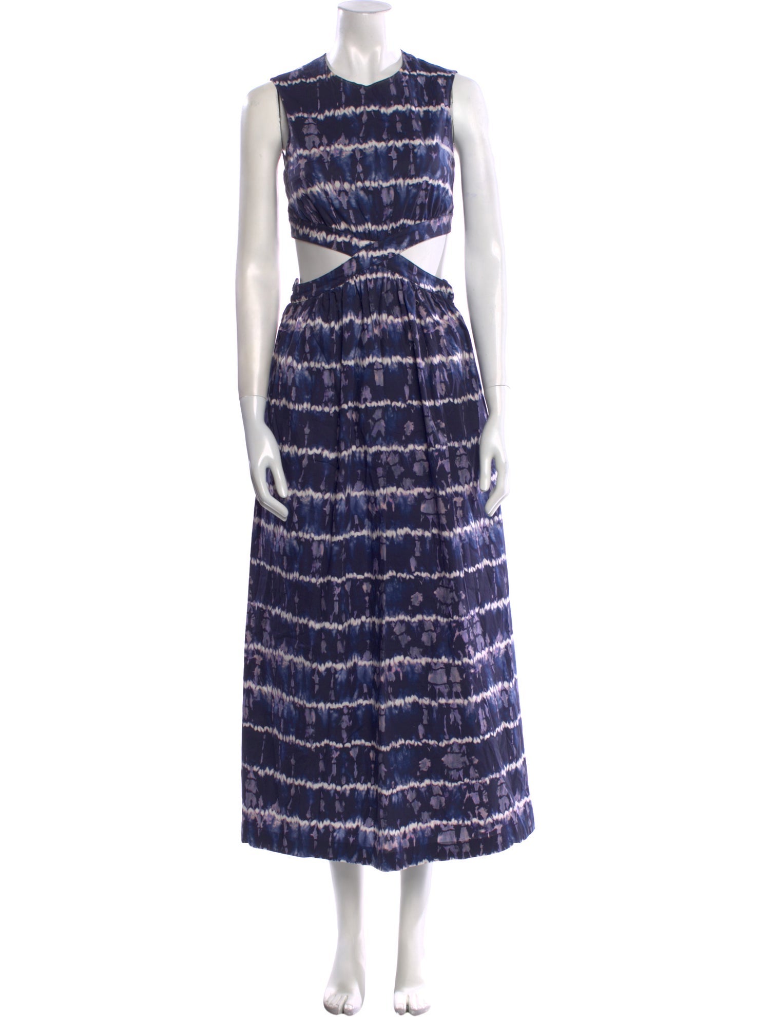 Altuzarra Tie-Dye Print Long Dress