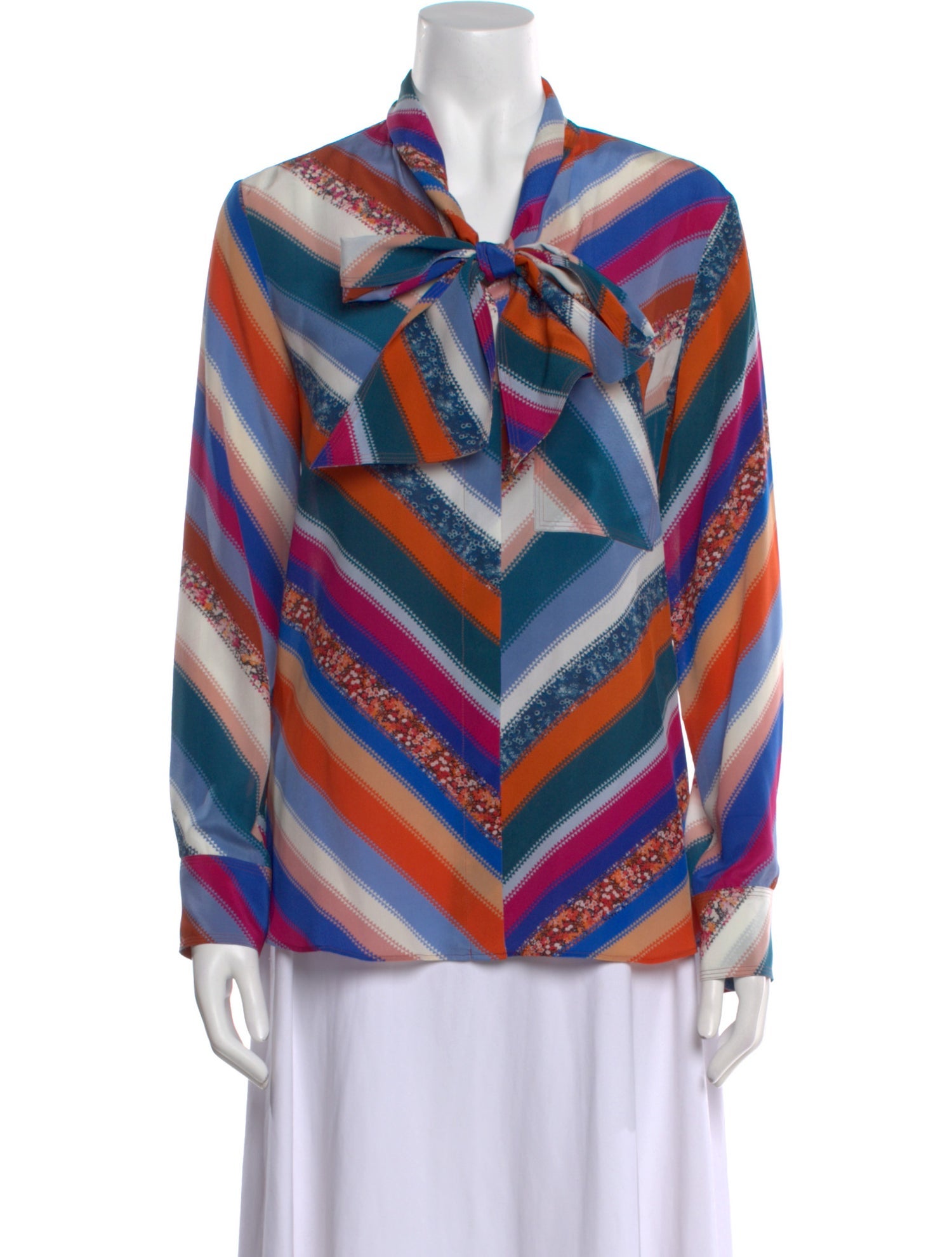 Altuzarra Silk Printed Polo