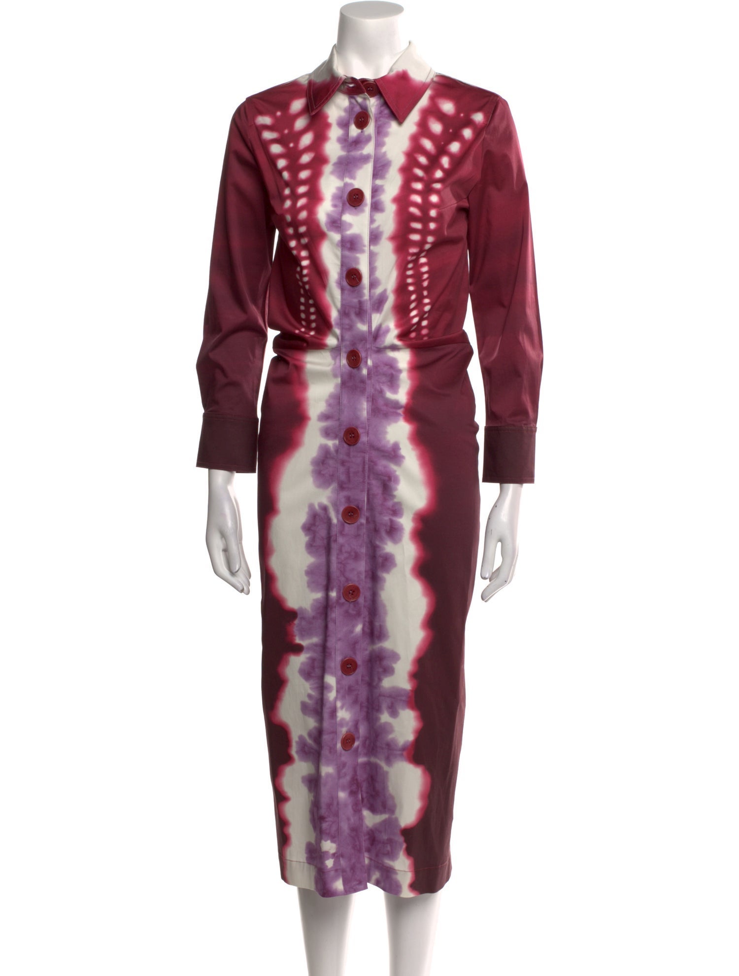 Altuzarra Tie-Dye Print Long Dress