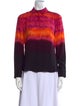 Altuzarra Silk Tie-Dye Print Button-Up Top