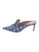 Altuzarra Plaid Print Mules