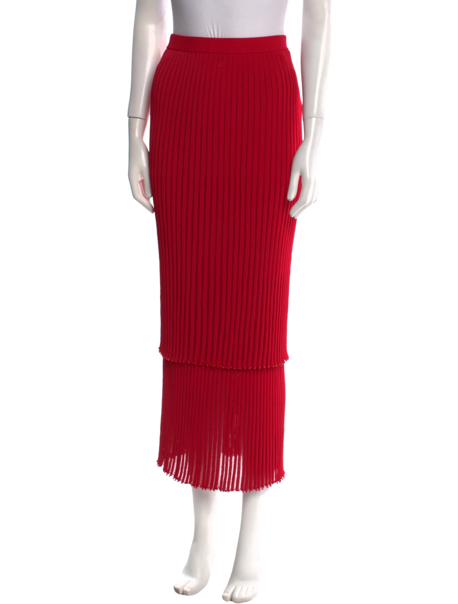 Altuzarra Beaded Accents Midi Length Skirt