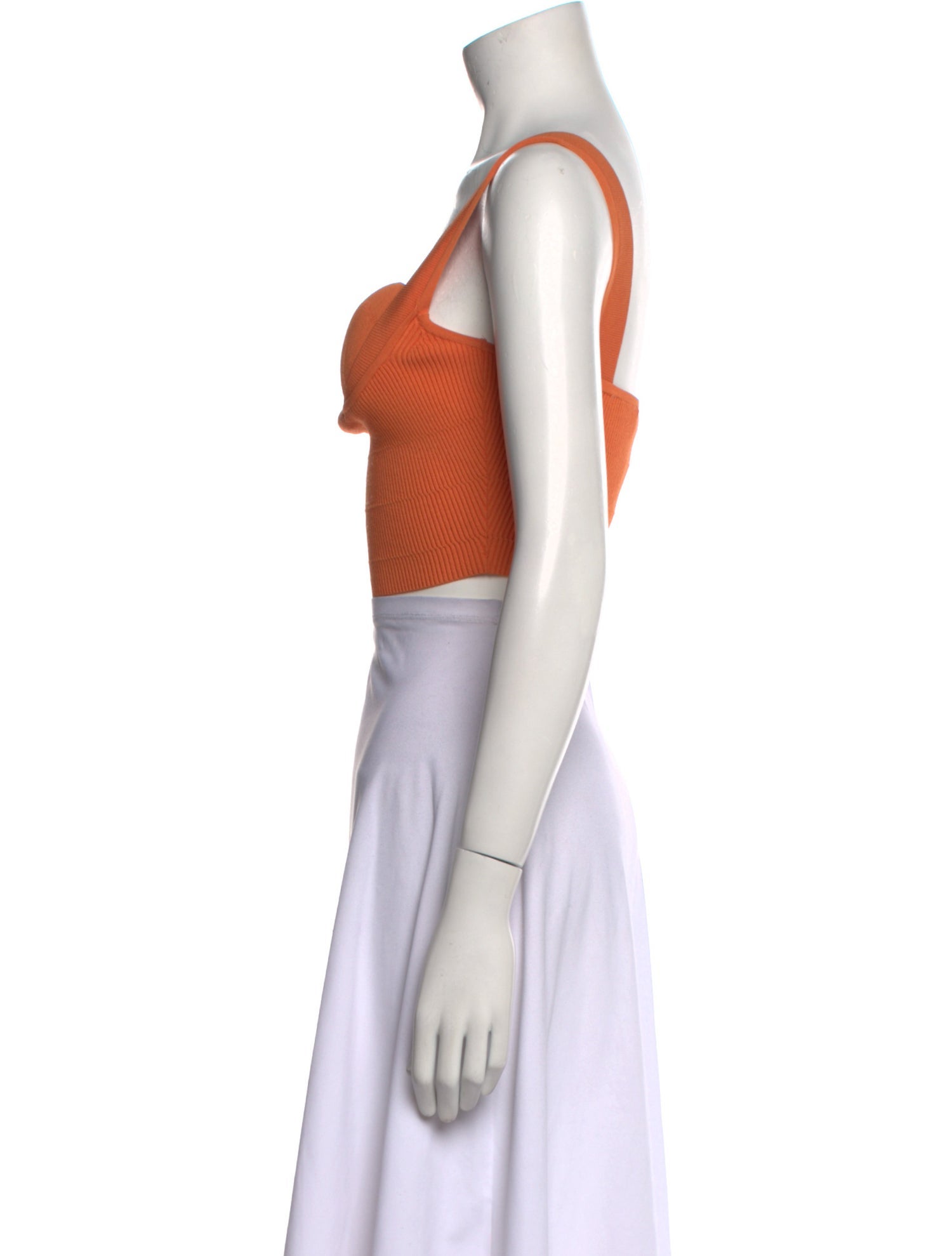 Altuzarra Square Neckline Sleeveless Crop Top