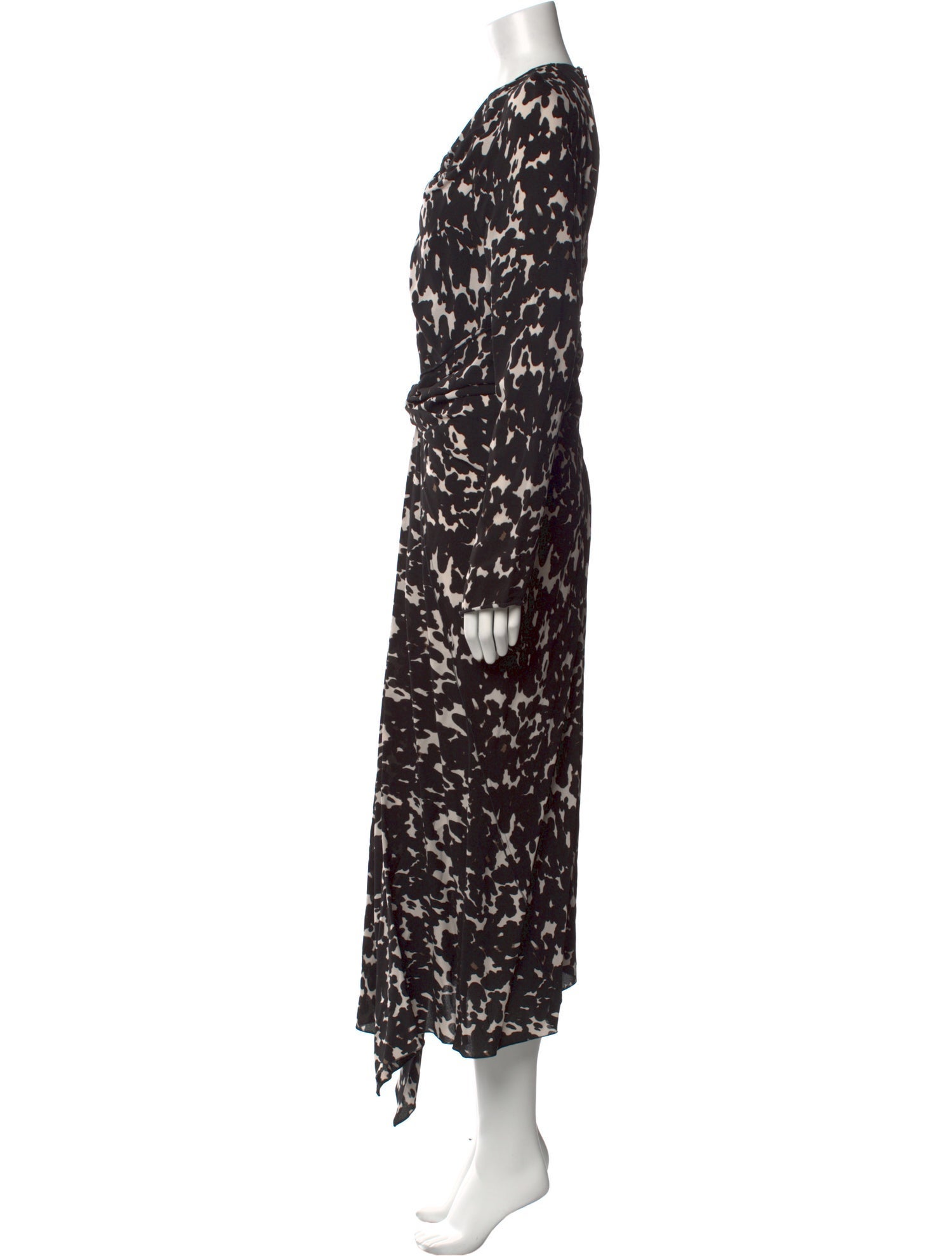 Altuzarra Animal Print Midi Length Dress