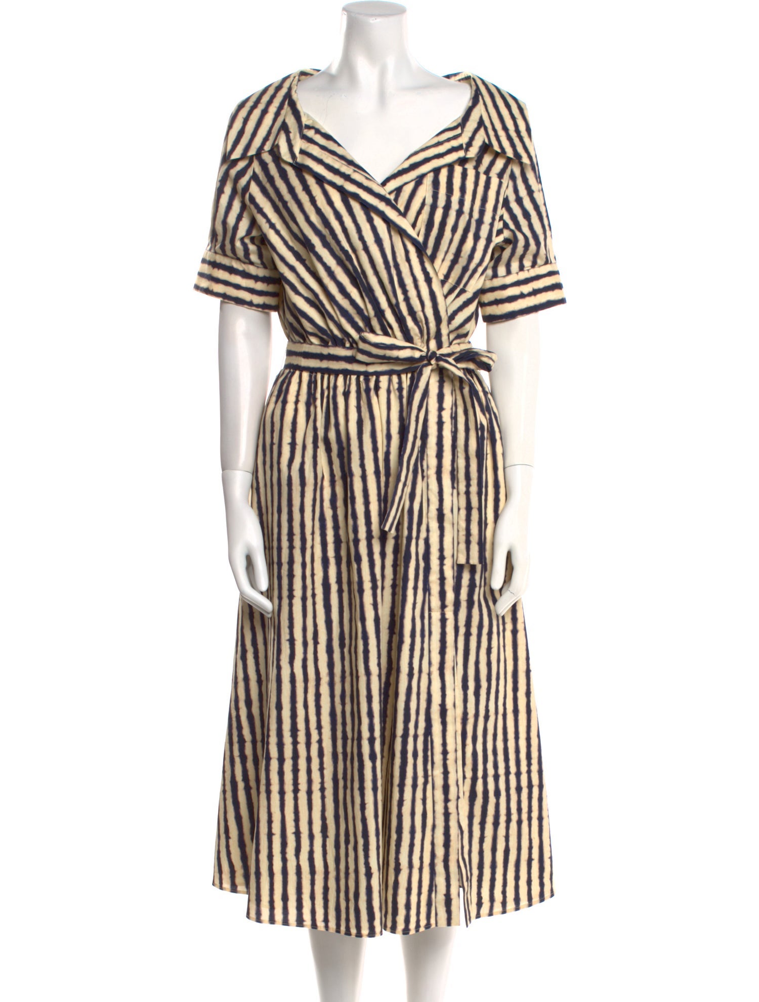 Altuzarra Striped Midi Length Dress w/ Tags