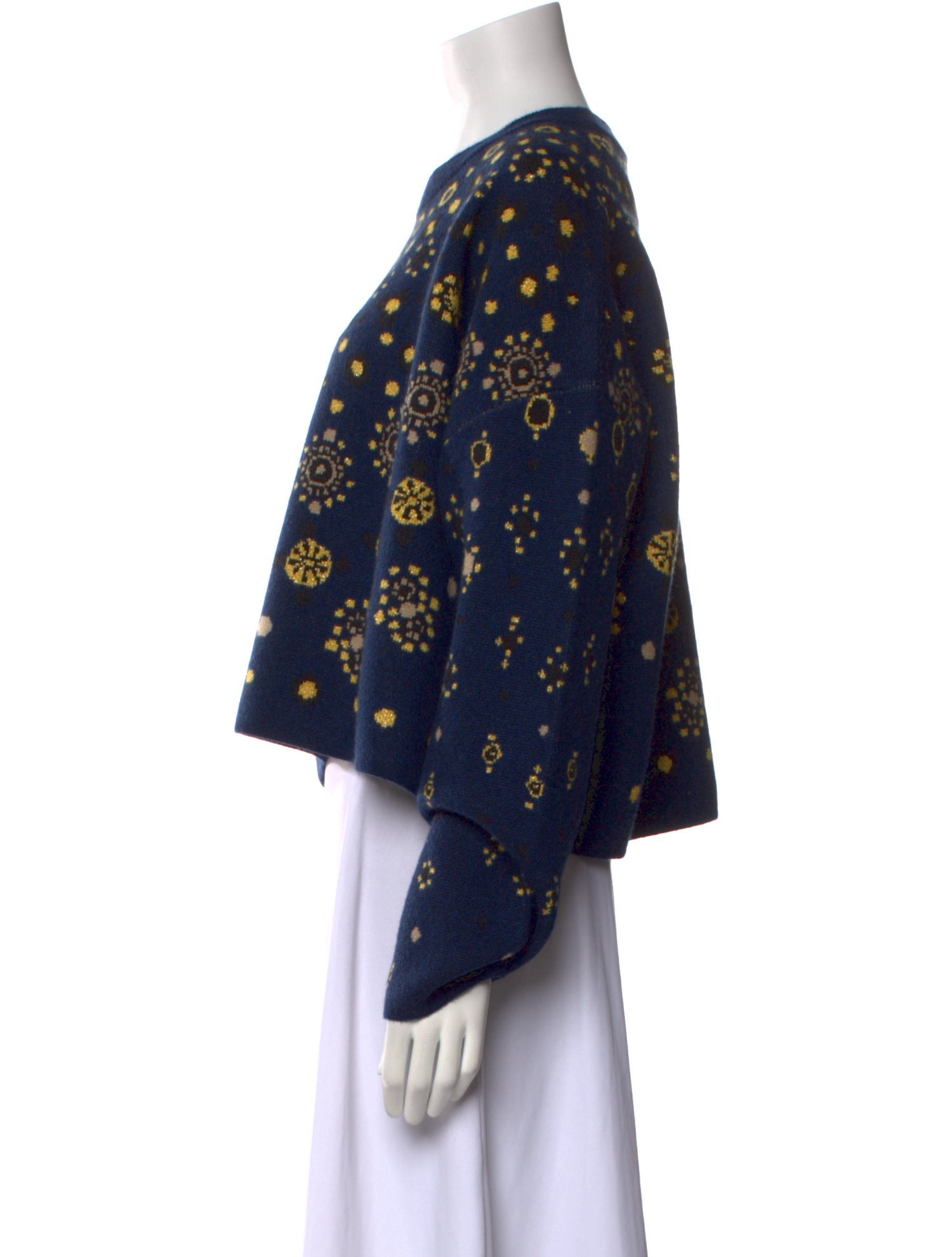Altuzarra Cashmere Printed Sweater w/ Tags