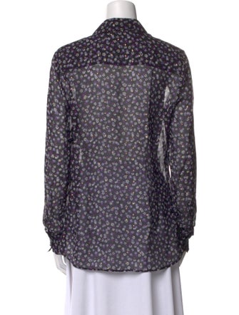 Altuzarra Silk Printed Button-Up Top