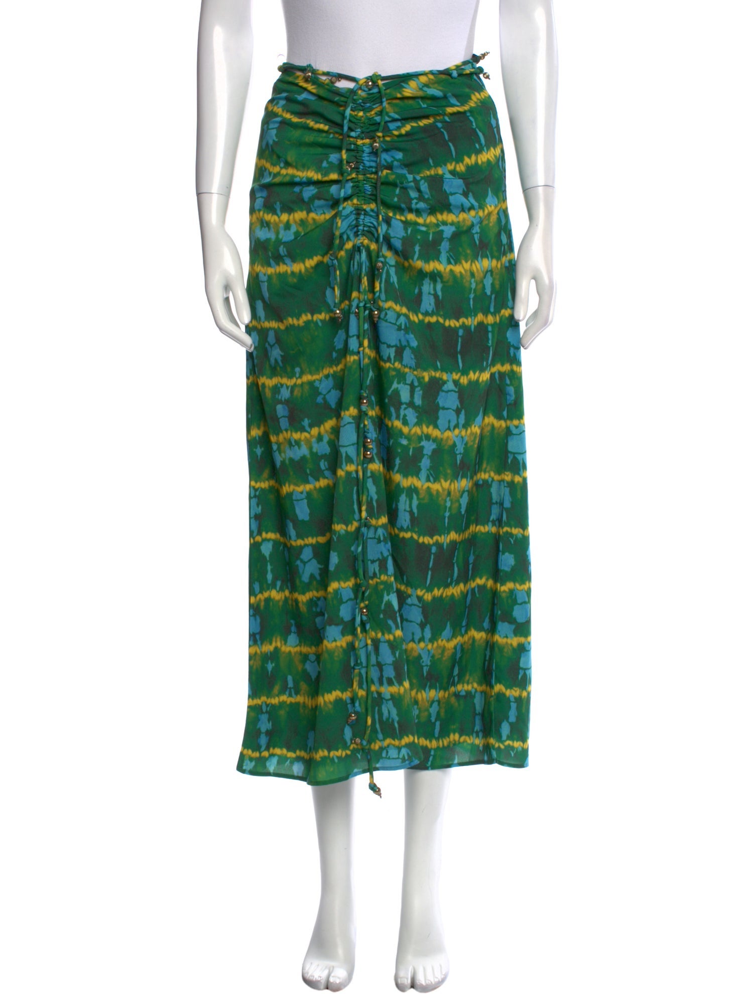 Altuzarra Striped Midi Length Skirt