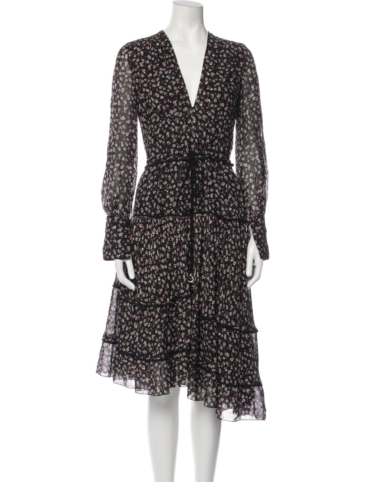 Altuzarra Silk Midi Length Dress