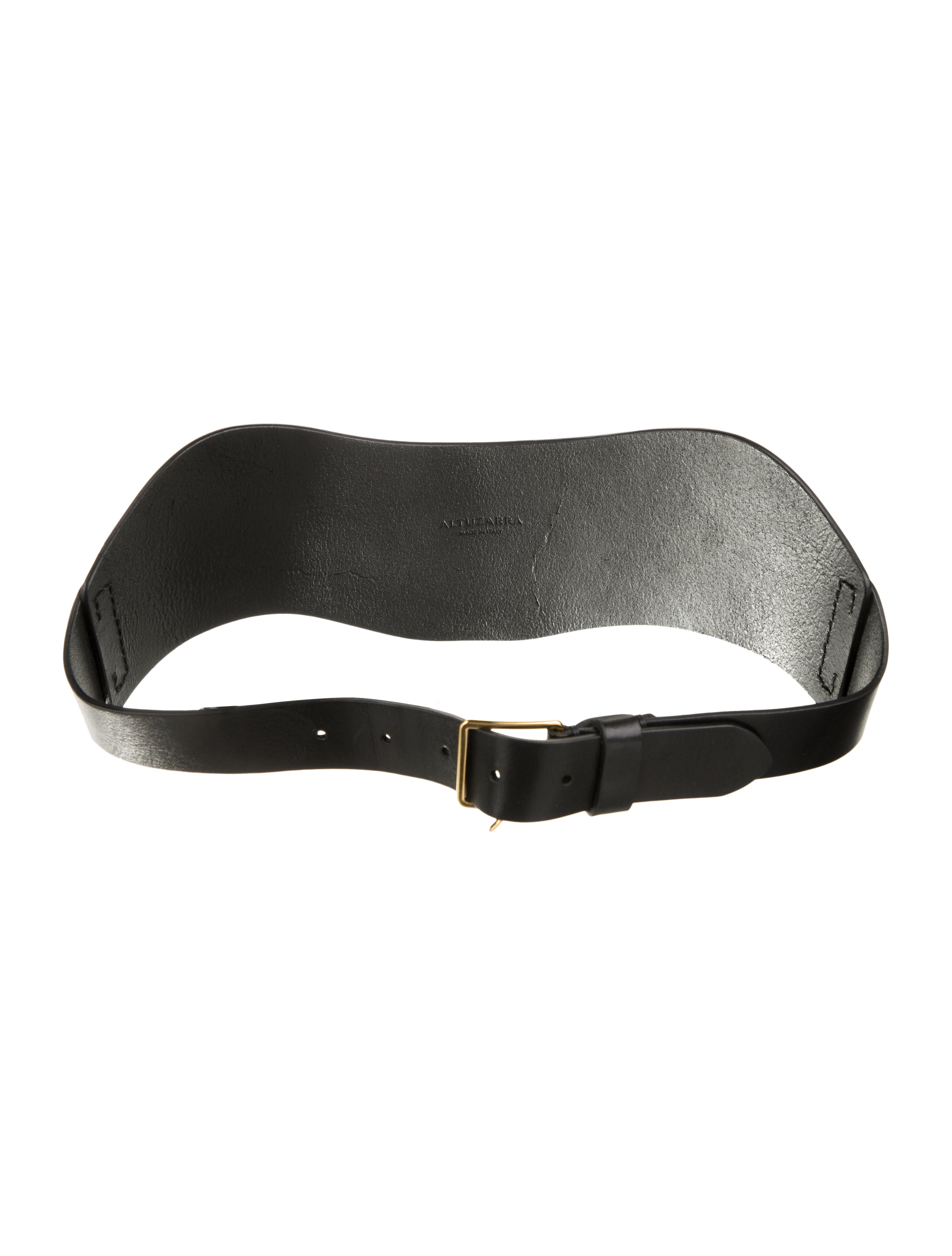 Altuzarra Wide Leather Waist Belt